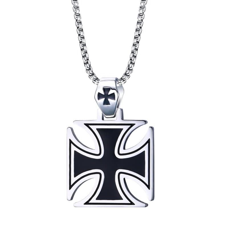 Hot Sales Classic Knights Templar Pendant for Men Women Retro Simple Cross Necklace Jewelry Gift