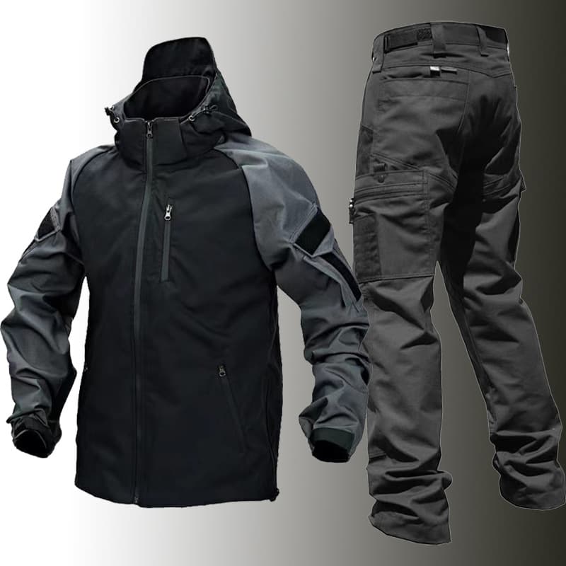 Men's Clothing Spring And Autumn Suit Outdoor Assault Commuting Law Enforcement Jacket Resistant Windbreaker Military Fan Jacket Detachable Jacket