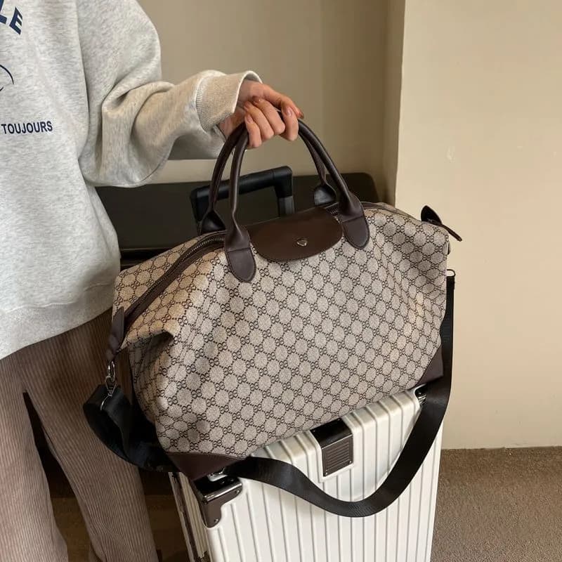Large Capacity Travel Style Outbound Boarding Storage Luggage Sports Yoga Fitness Bag Handbag 2025 New Design