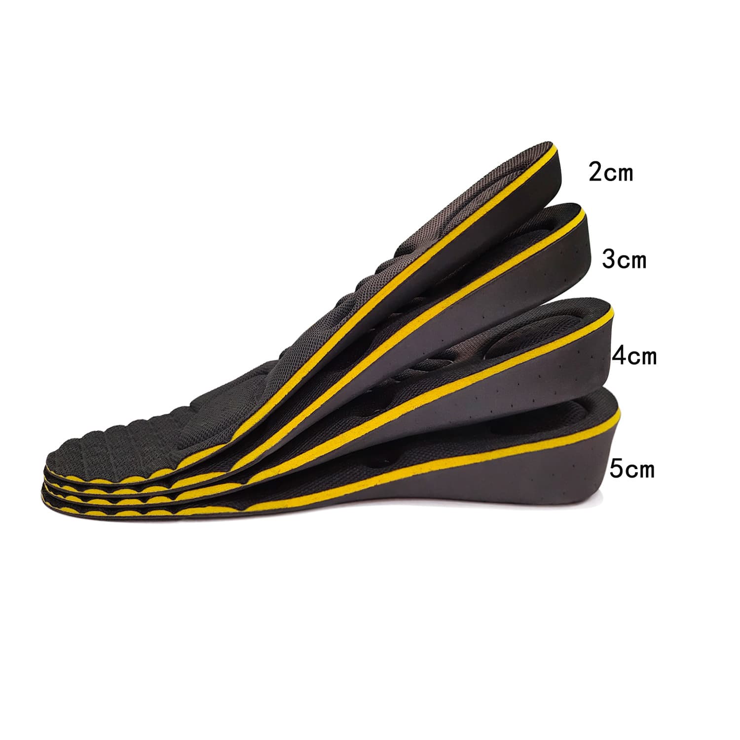 Invisible inner booster Insole Pink GEL 3CM booster insole Memory foam insole