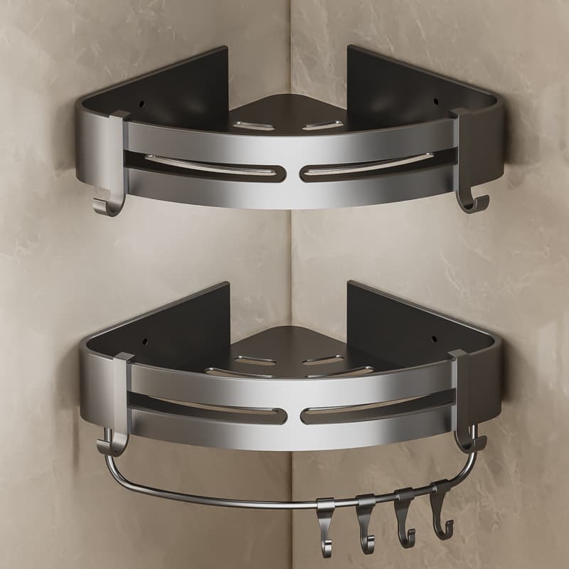 Bathroom Storage Rack punch-free toilet toilet washstand wall-mounted triangle storage rack