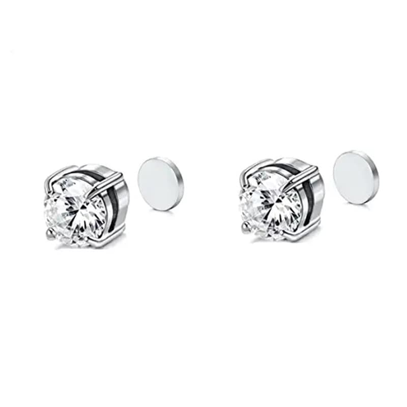 Bijoux et accessoires : boucles d'oreilles pour hommes et femmes sans oreilles percées, boucles d'oreilles en zircon, clips d'oreilles magnétiques