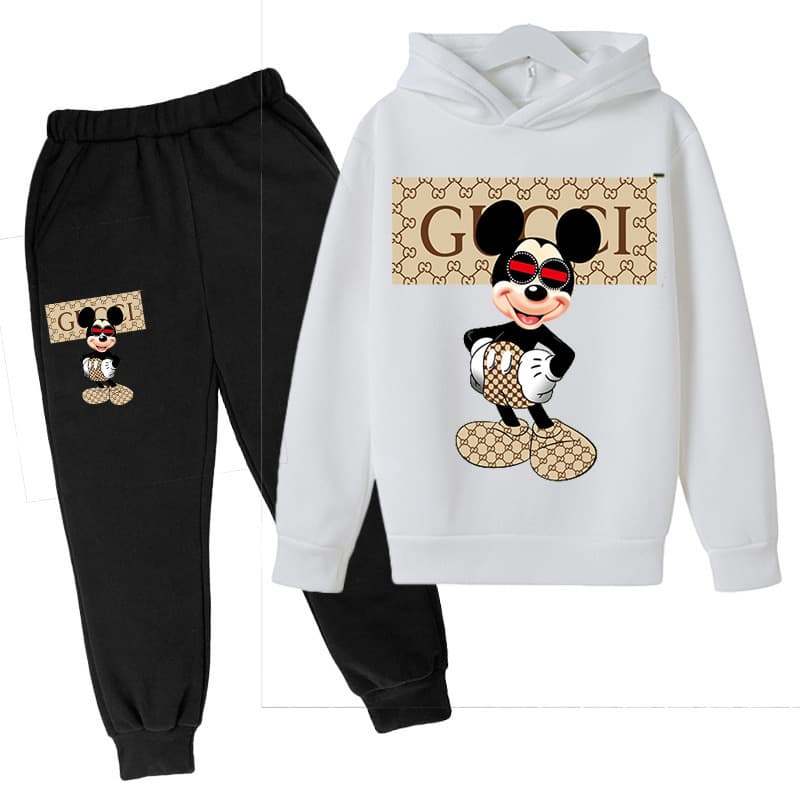 Vêtements pour bébé et mère Sweat à capuche tendance pour garçons et filles