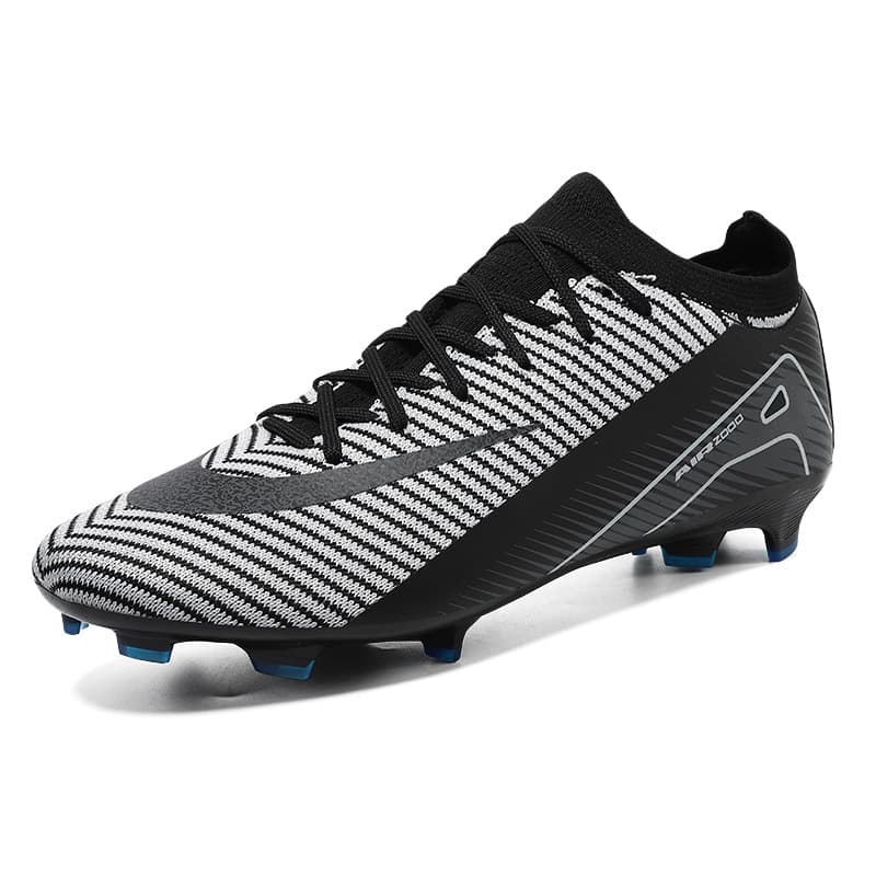Chaussures de football Nike Mercurial Superfly TF – Tricot dégradé blanc/bleu pour gazon synthétique