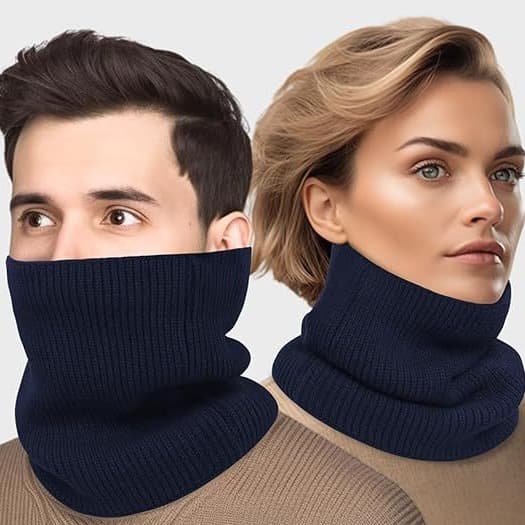 Neck protector, mask, men's and women's winter warm scarves, cold weather skiing, cycling, outdoor sports
