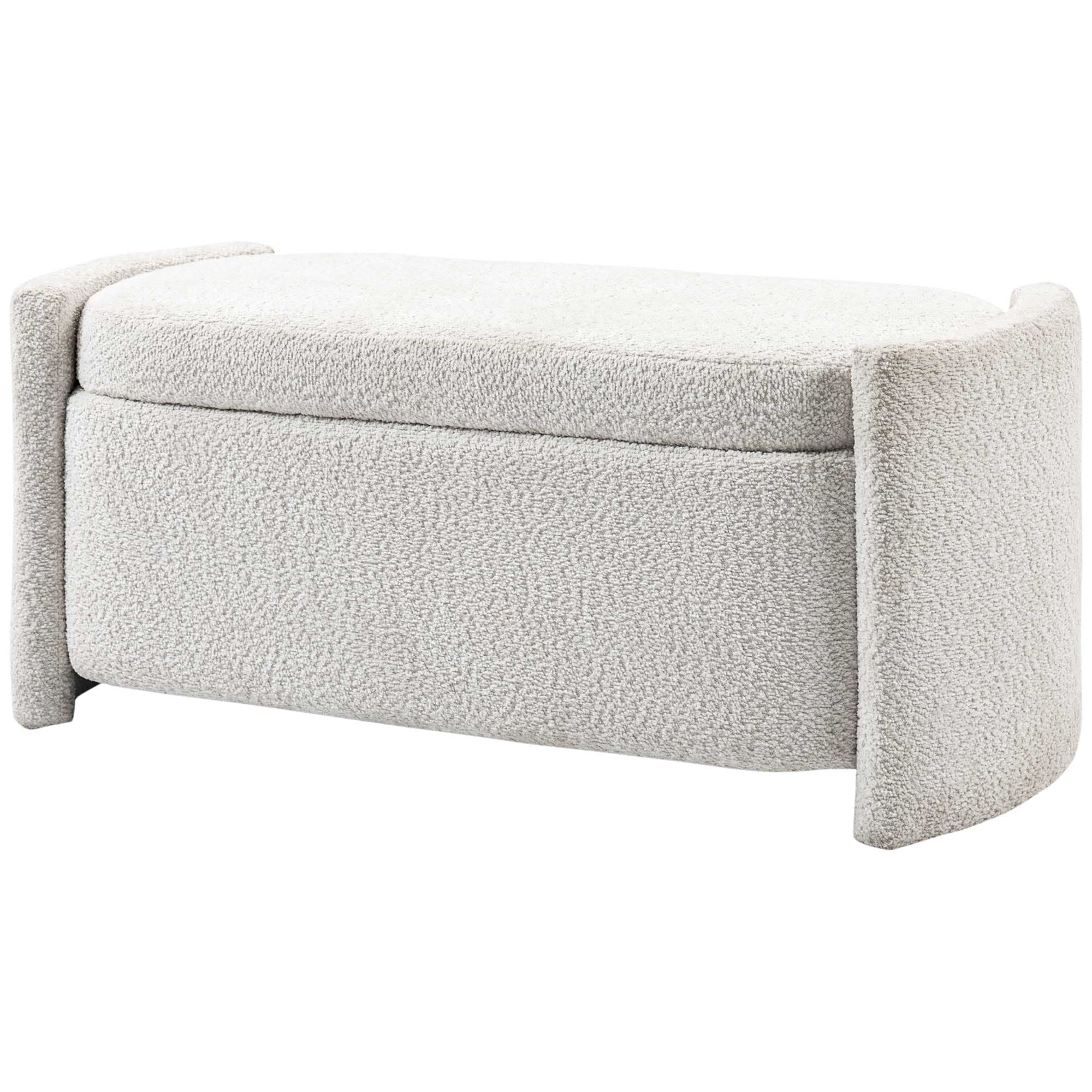 HOMCOM Banc avec Rangement, Banc d'Entrée, Banc à Chaussures, rembourré, 105 cm x 44 cm x 45,5 cm. Crème/Beige