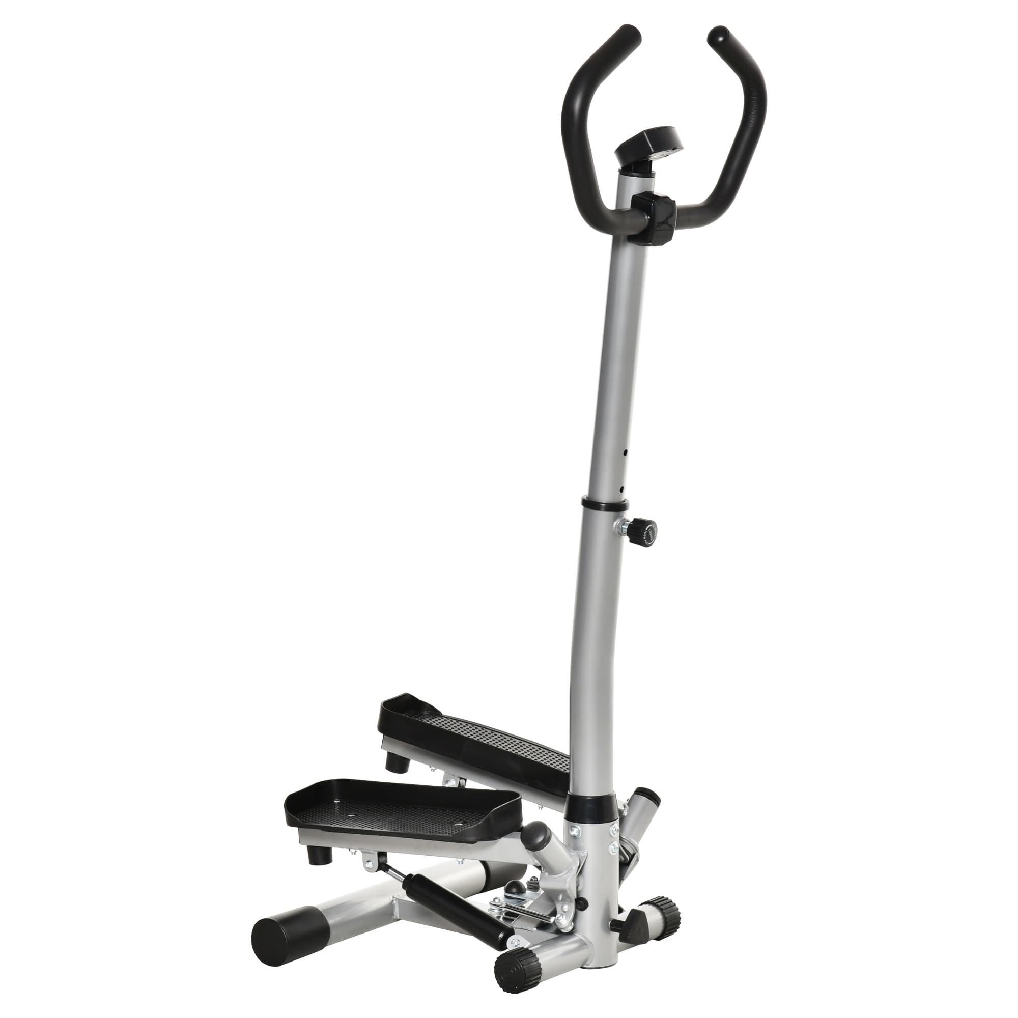 HOMCOM Stepper Entraînement à Domicile avec Écran LCD Vitesse Ajustable Métal ABS 55 x 53 x 118-128 cm