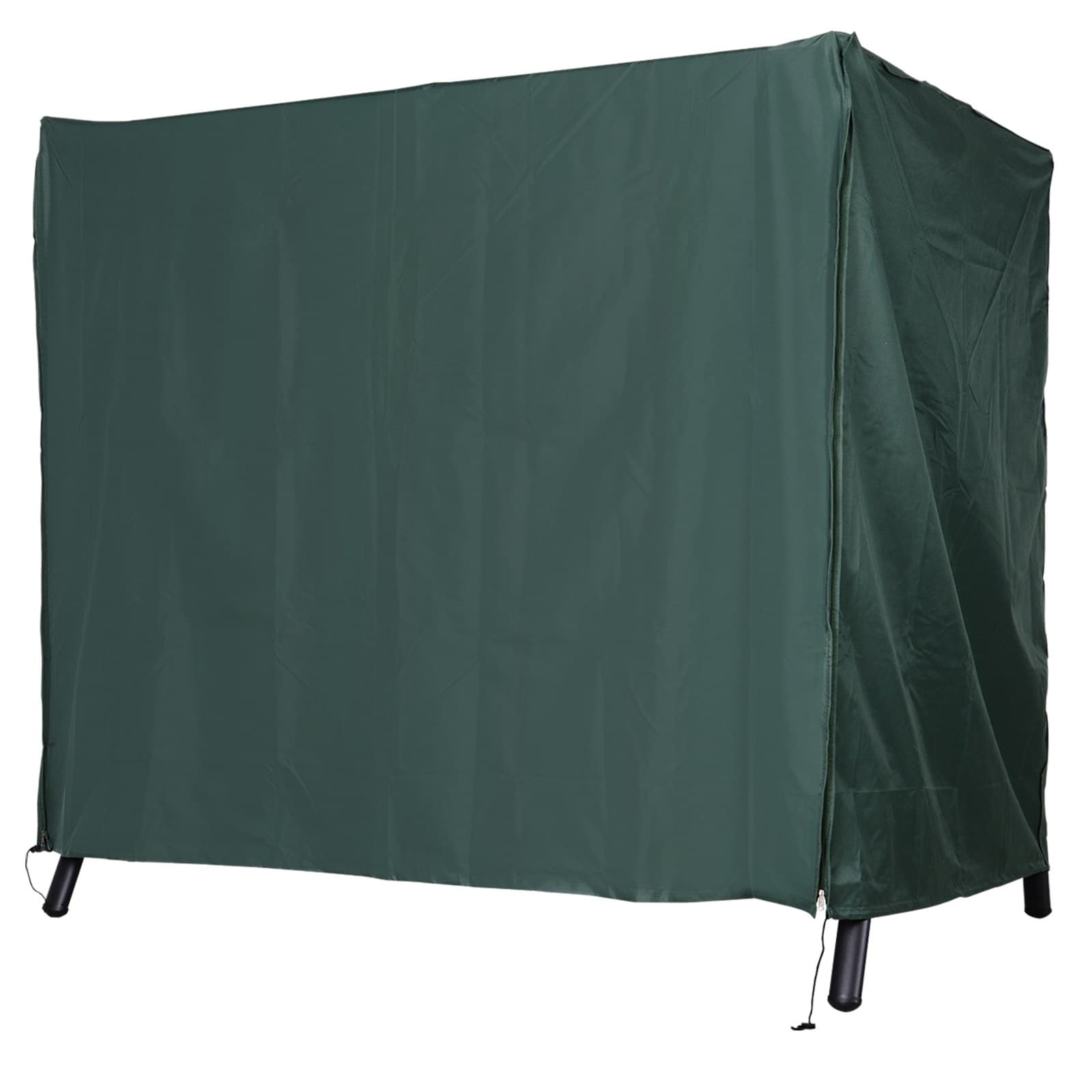 Outsunny Housse de protection pour balancelle de jardin housse de balancelle de jardin toile oxford 177 x 114 x 152 cm vert foncé