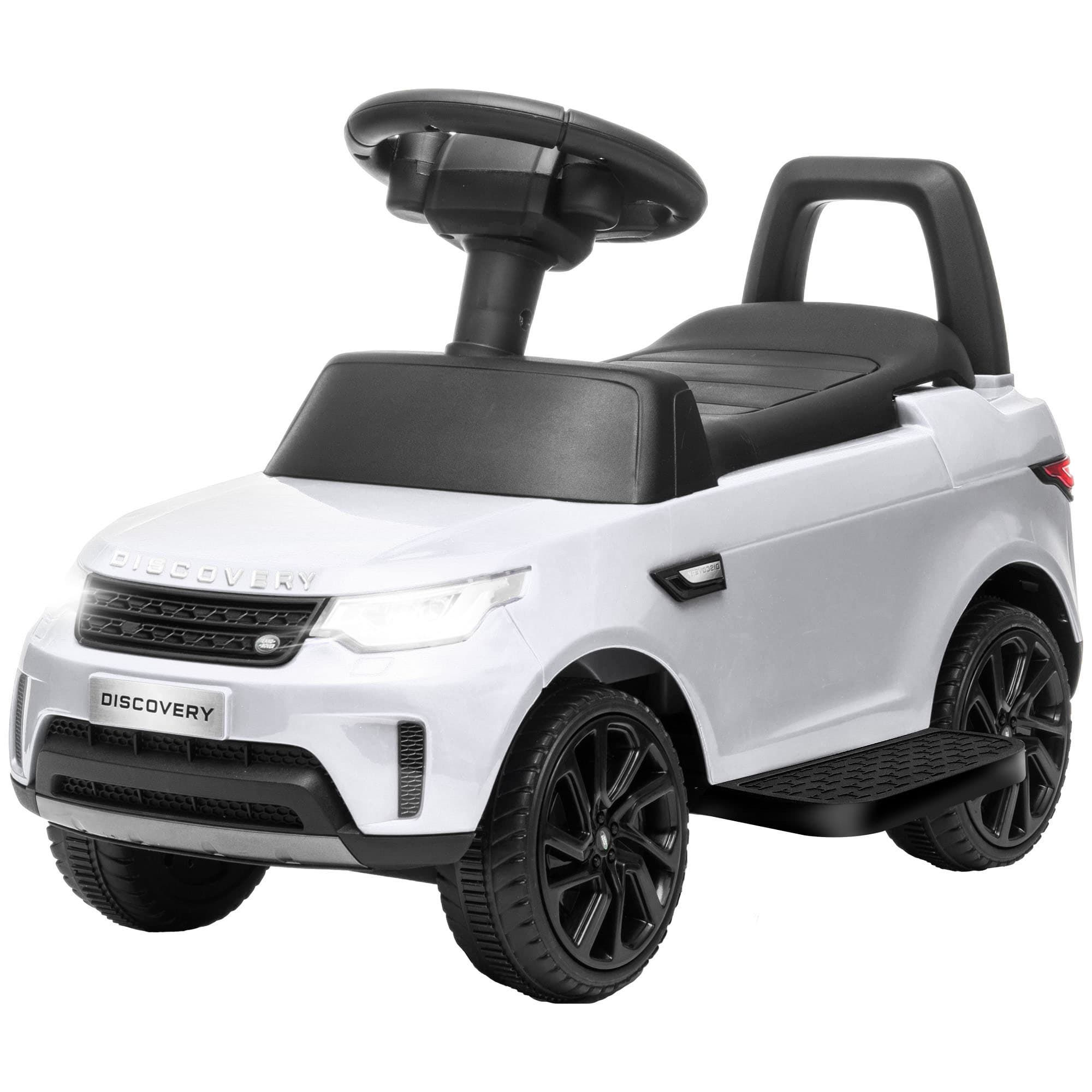 AIYAPLAY Voiture électrique enfants sous licence Land Rover, voiture porteur enfants glissante, avec phares, klaxon et musical