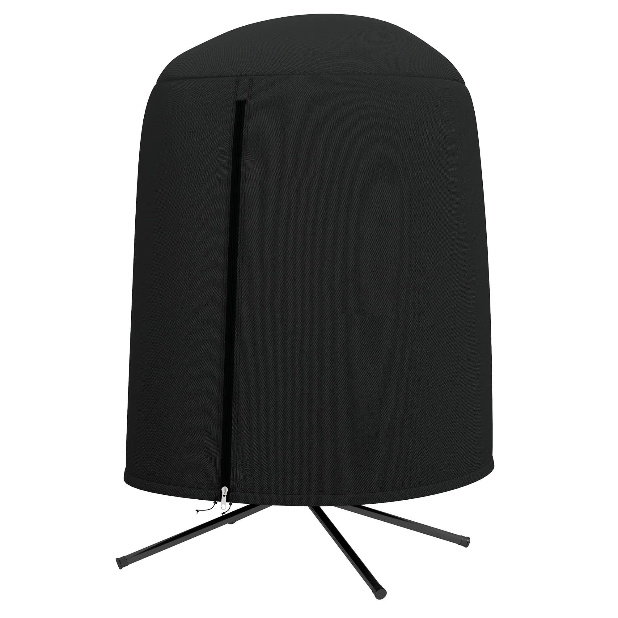 Outsunny Housse Imperméable Noire en Tissu Oxford pour Fauteuil Suspendu de Jardin avec Fermeture Éclair Aosom France
