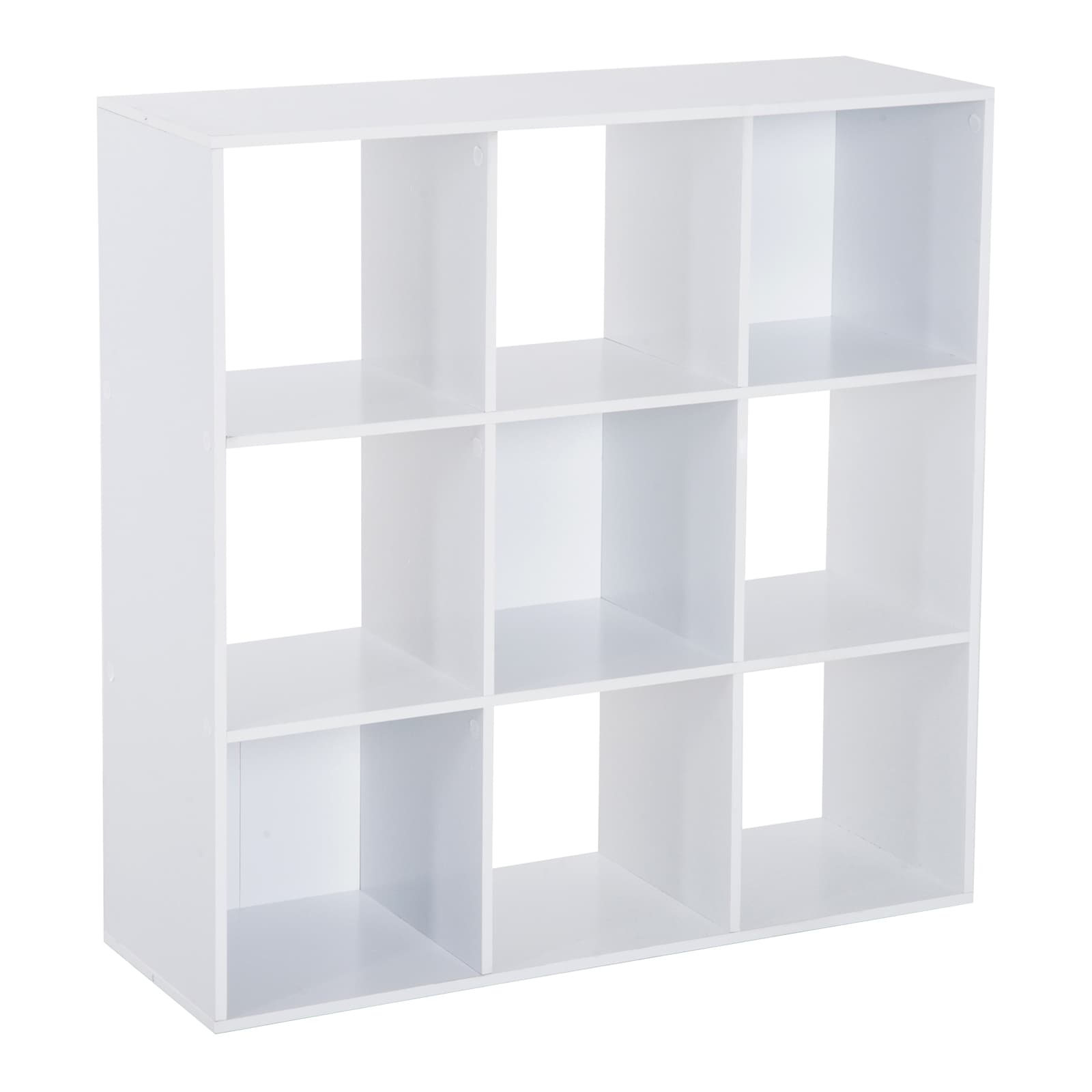 HOMCOM Meuble de Rangement Bibliothèque Etagère Contemporaine Cubes 9 Casiers
