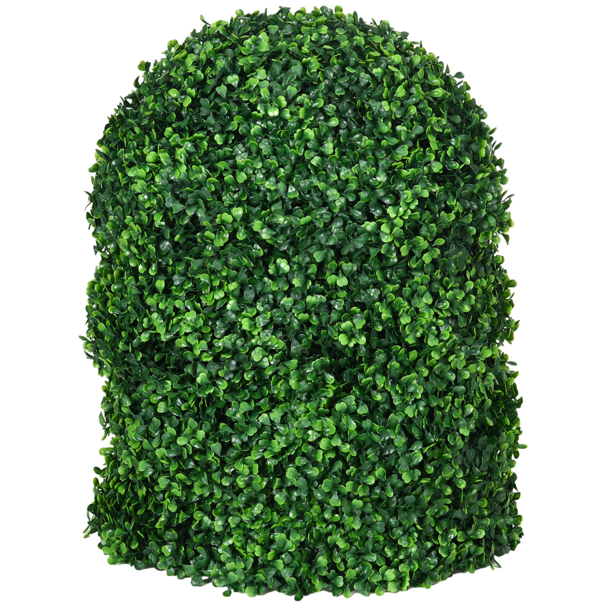 HOMCOM Lot de 2 boules de buis buxus déco decoration verdure artificiel Φ40 cm diamètre intérieur extérieur plantes rond vert