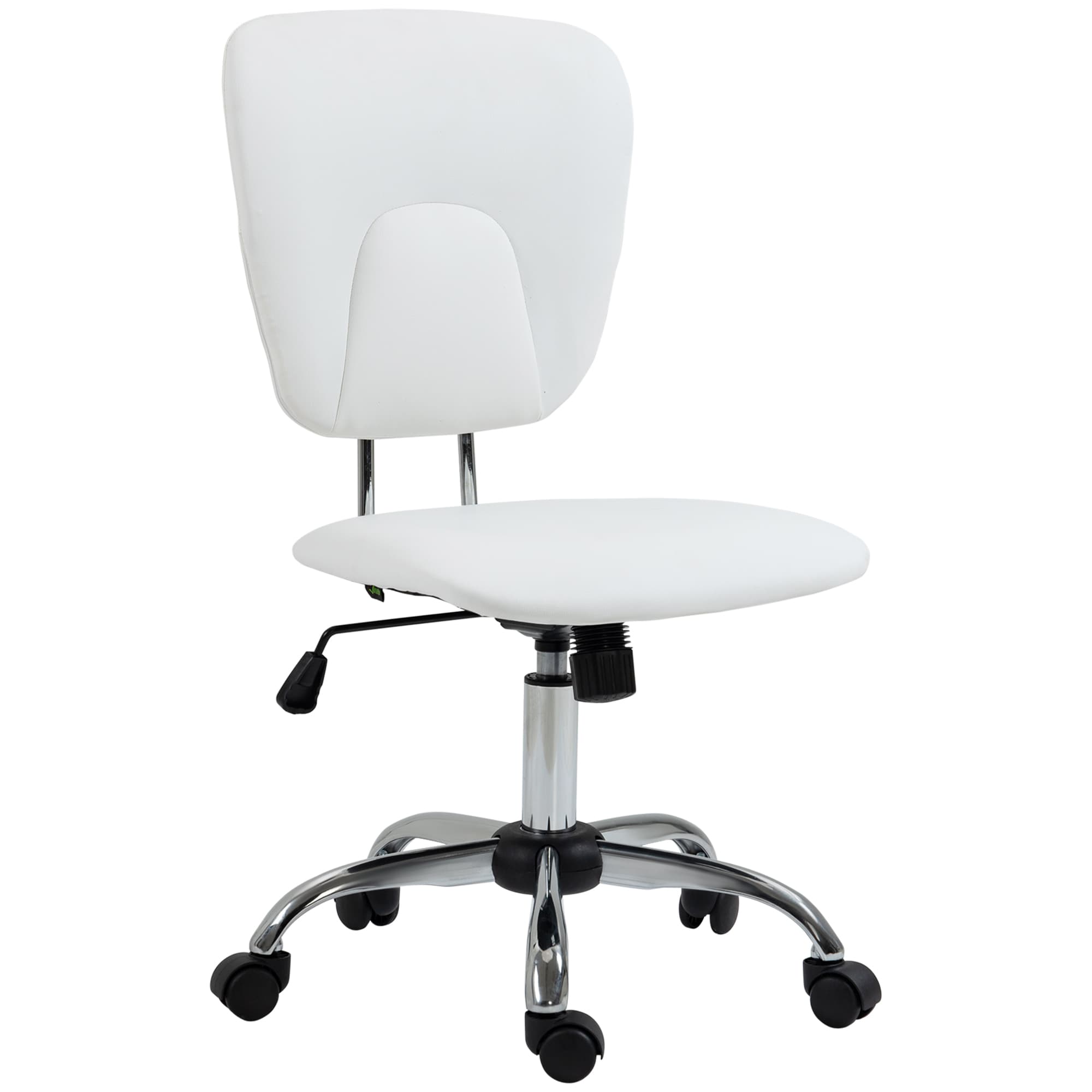 Vinsetto Chaise bureau fauteuil de bureau avec hauteur réglable, dossier inclinable, siège de bureau à roulettes pivotantes