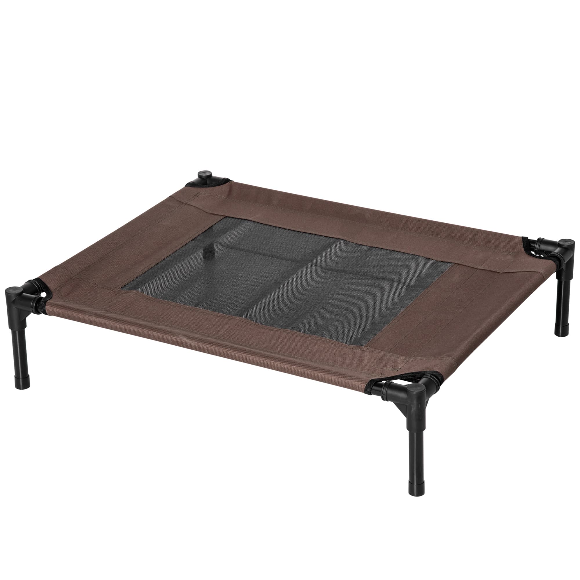 PawHut Lit pour chien chat lit de camp grand confort sur pieds tissu oxford textilène micro-perforé