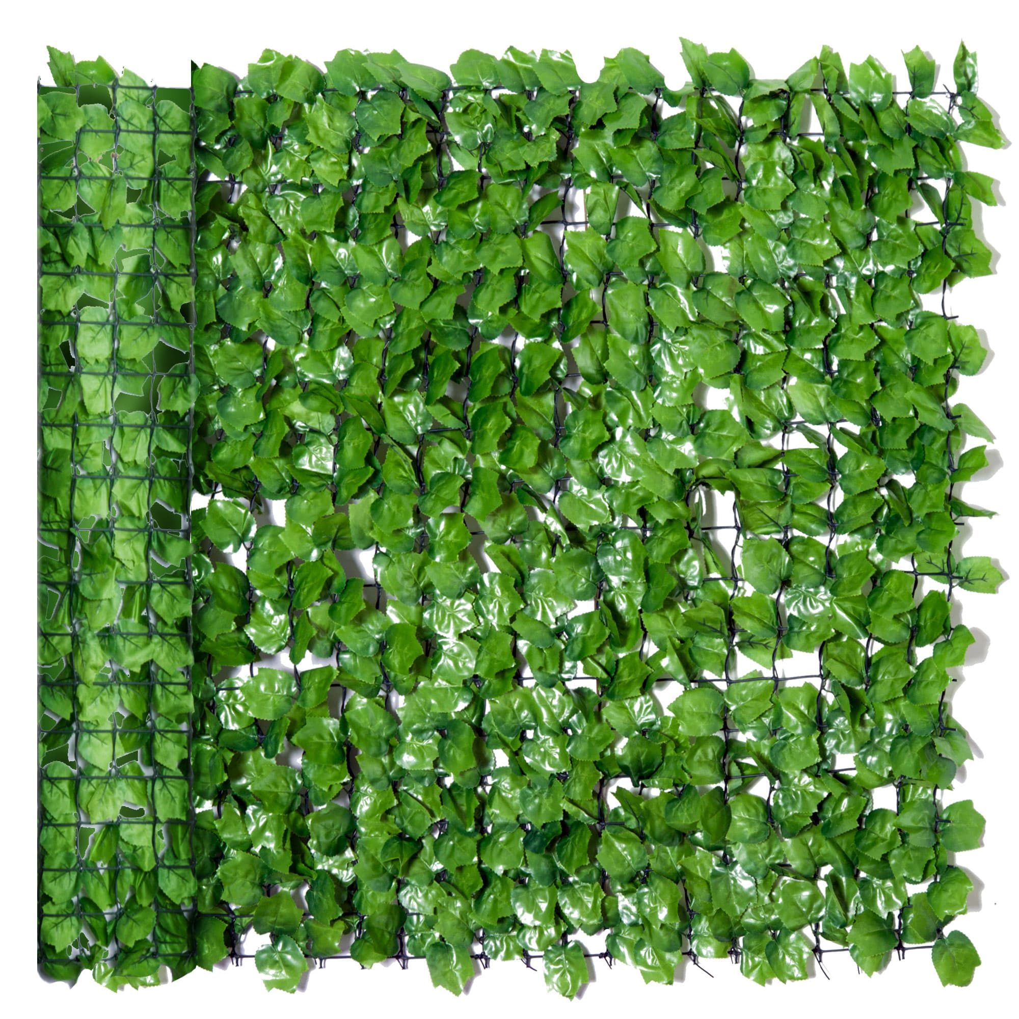 Outsunny Haie Artificielle Brise-vue Décorative Vert 300 x 1 x 100 cm