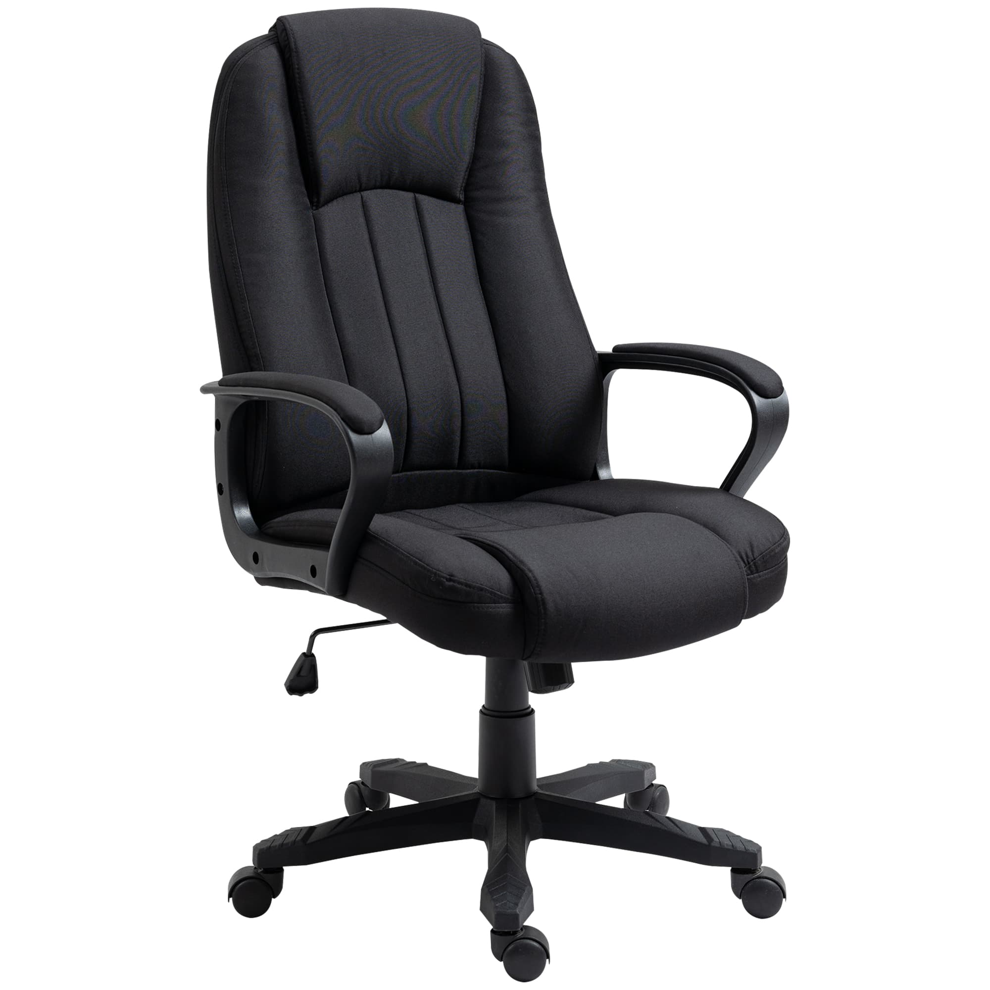 Fauteuil de Massage de Bureau Vinsetto à Hauteur Réglable, 60x74x106-116cm, Noir