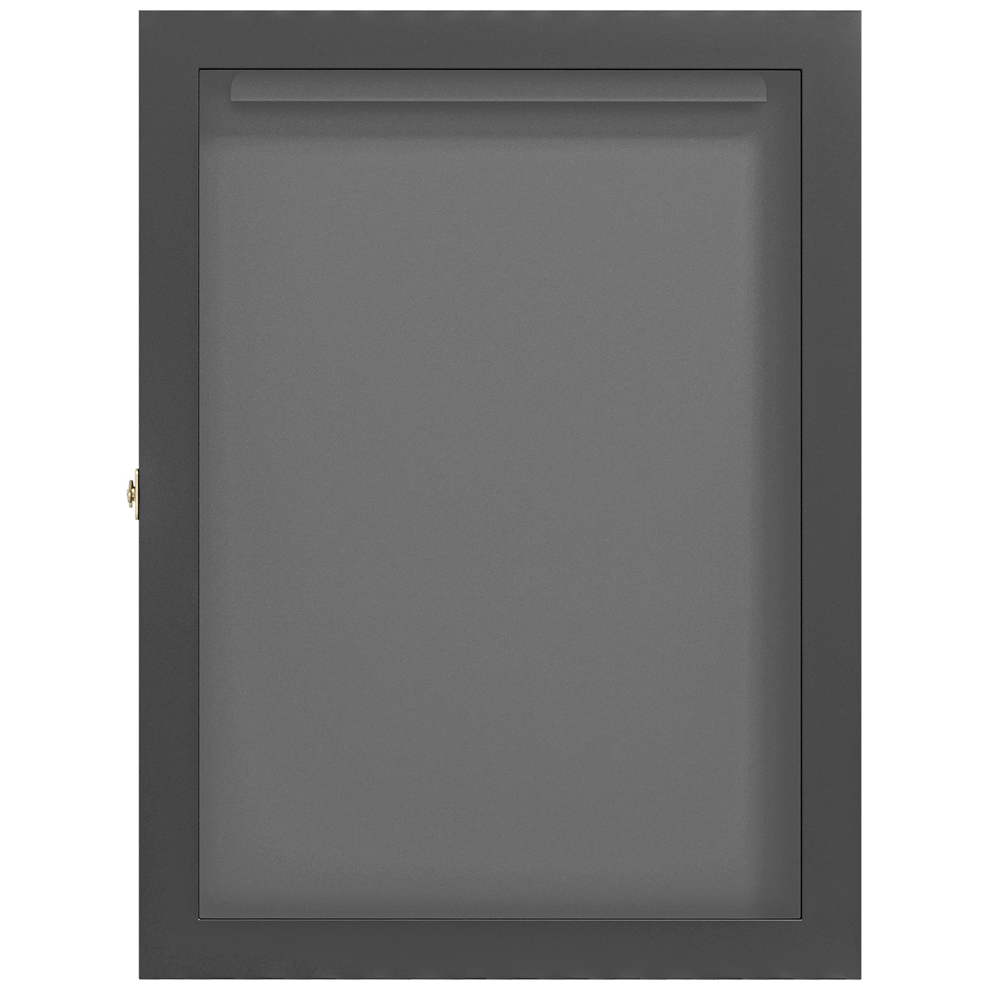 HOMCOM Frame box T-frame cadre pour maillot porte acrylique doublure interne feutre 60 x 6,5 x 80 cm noir