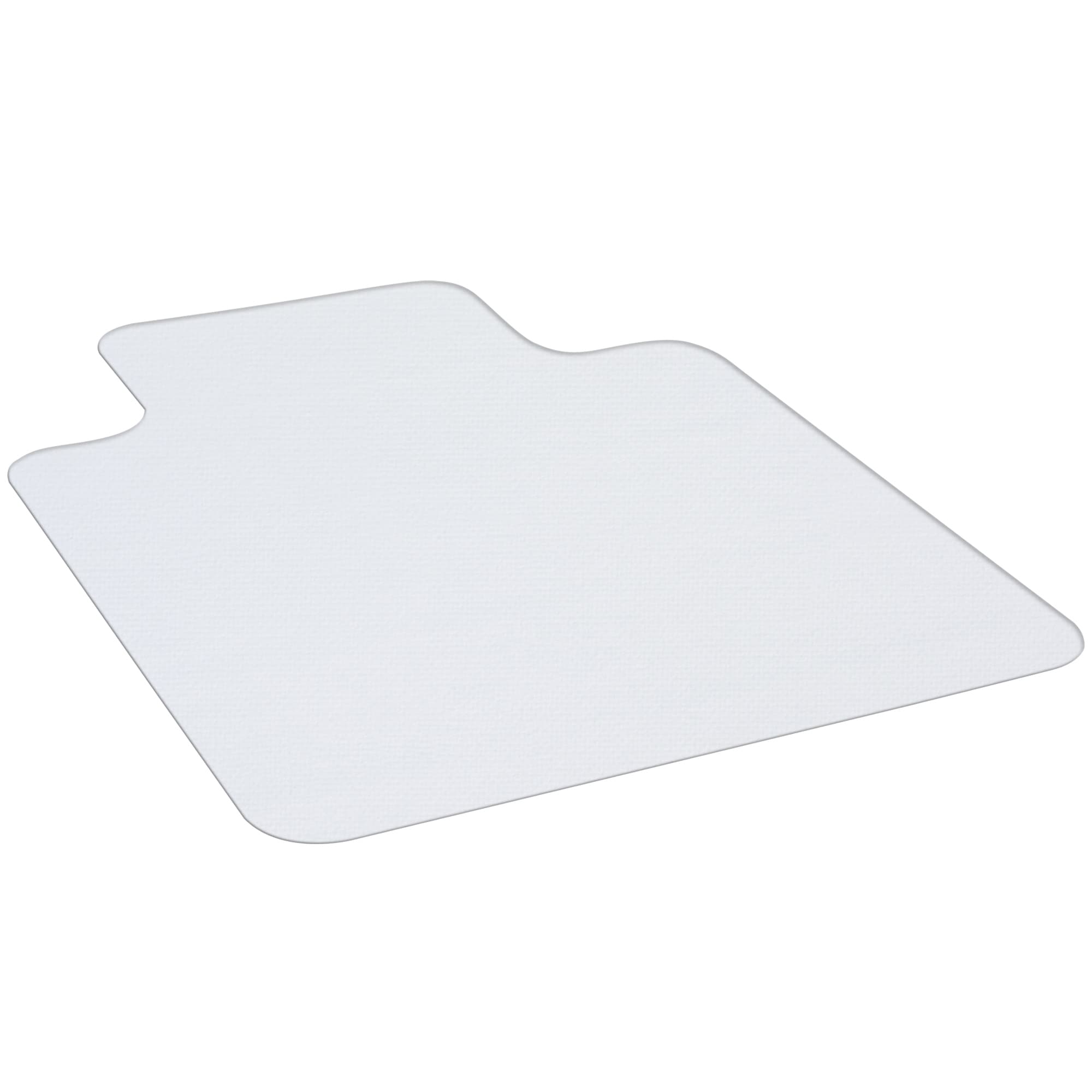 HOMCOM Tapis chaise de bureau 90 x 120 cm antidérapant, tapis de sol bureau résistant aux rayures, transparent