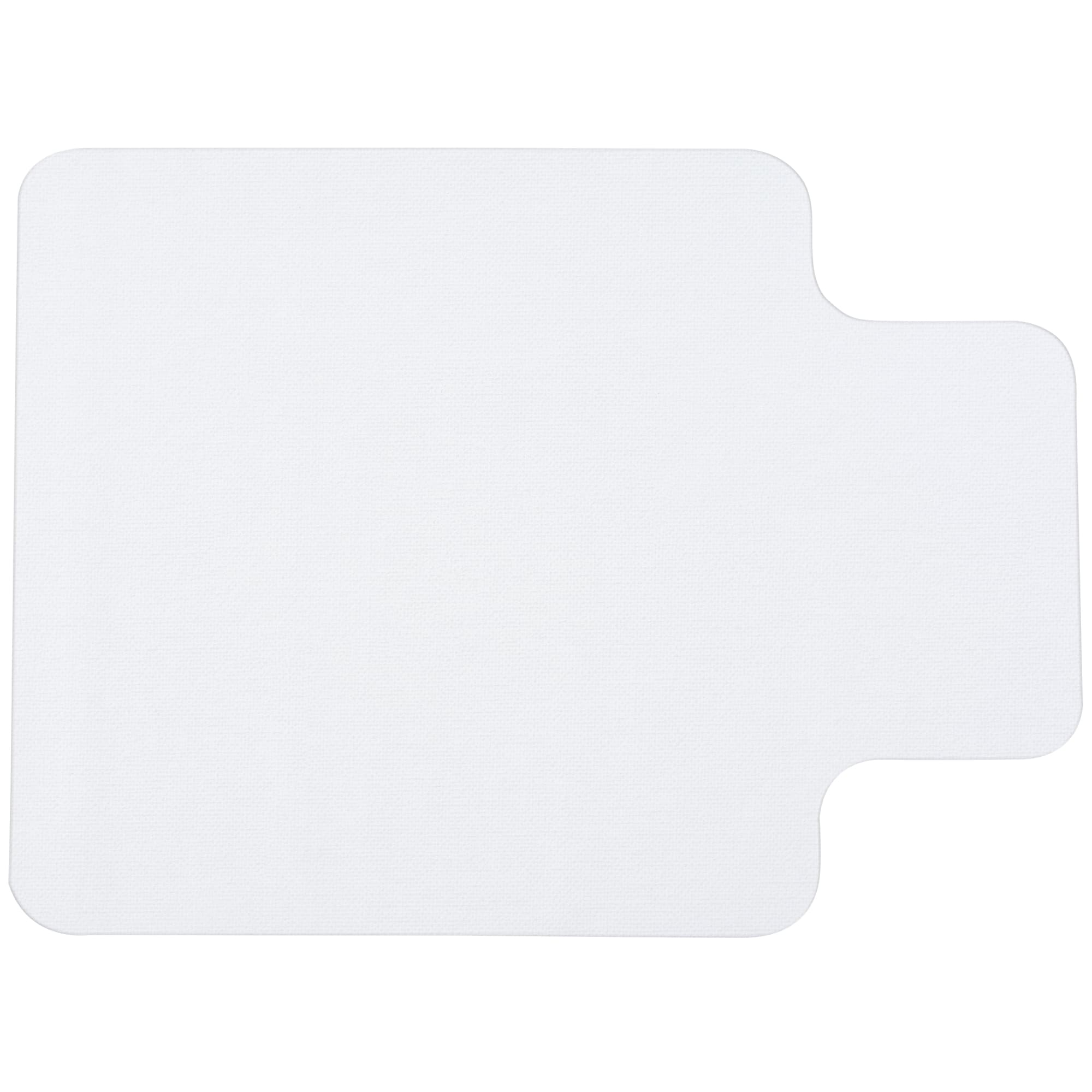 HOMCOM Tapis chaise de bureau 90 x 120 cm antidérapant, tapis de sol bureau résistant aux rayures, transparent