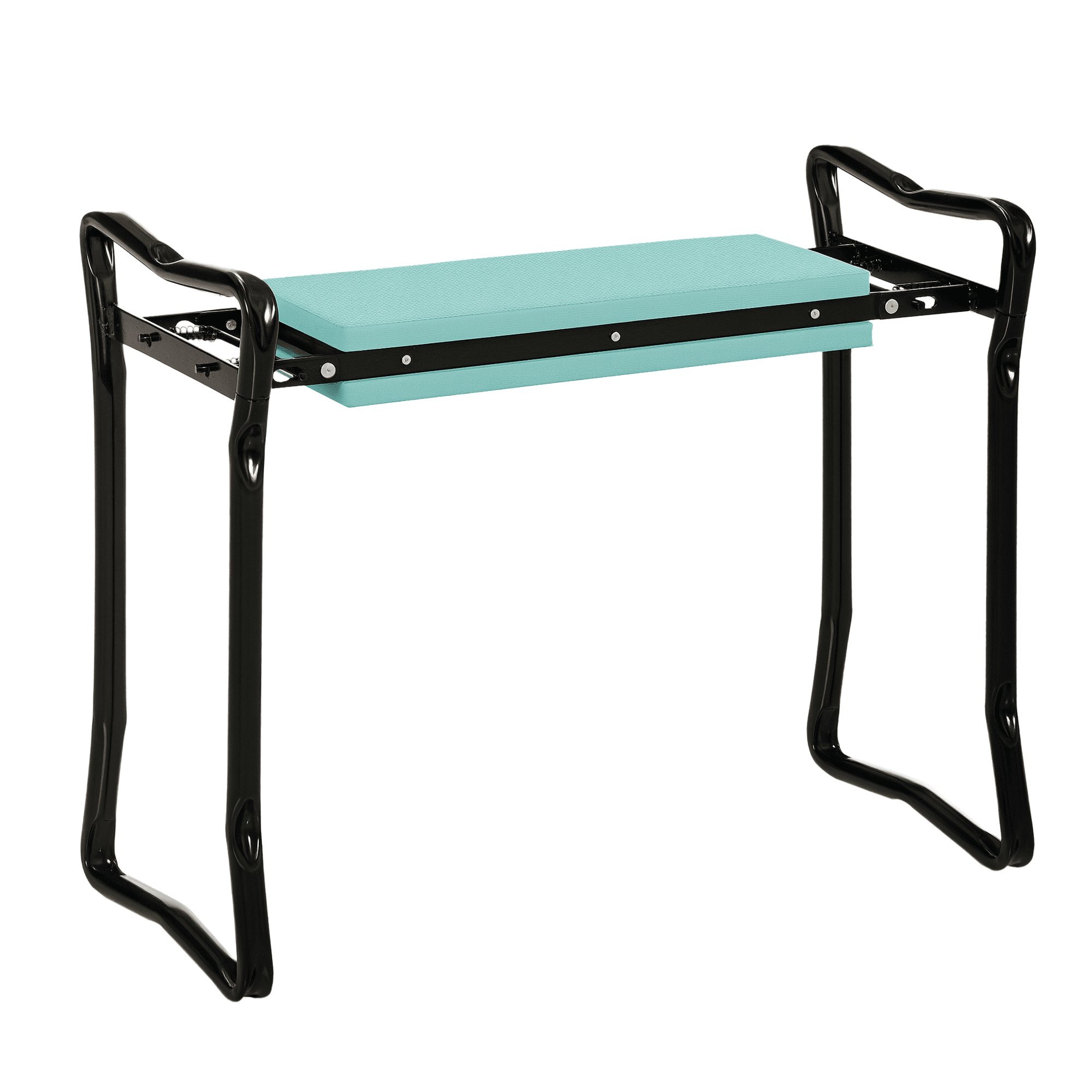 Outsunny Banc agenouilloir de jardin pilable ergonomique à la fois banc à genoux et chaise en mousse EVA et acier vert