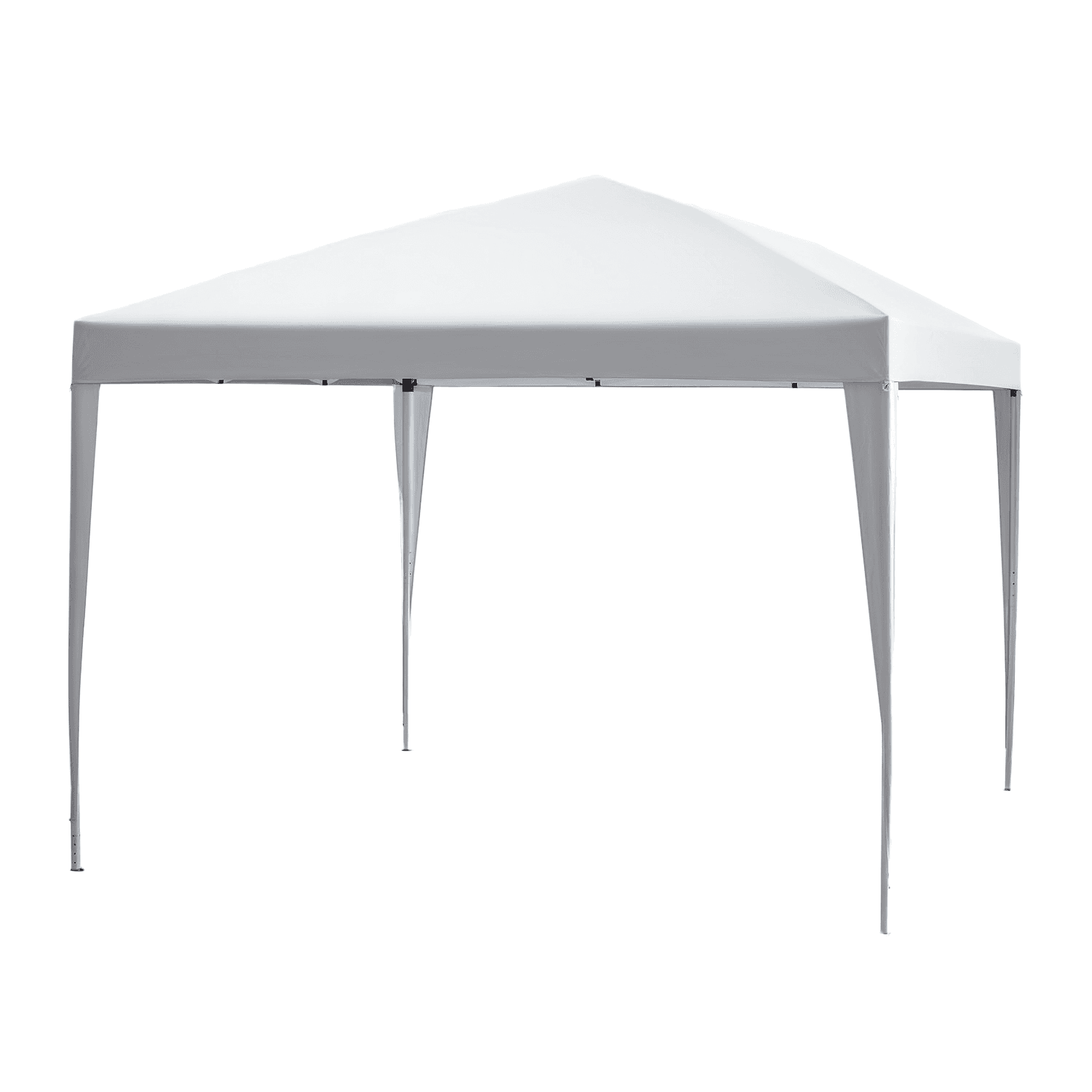 Outsunny Tonnelle Barnum de Jardin Pliant Anti-UV + Sac de Transport Acier Oxford 3 x 3 x 2,55 m Blanc