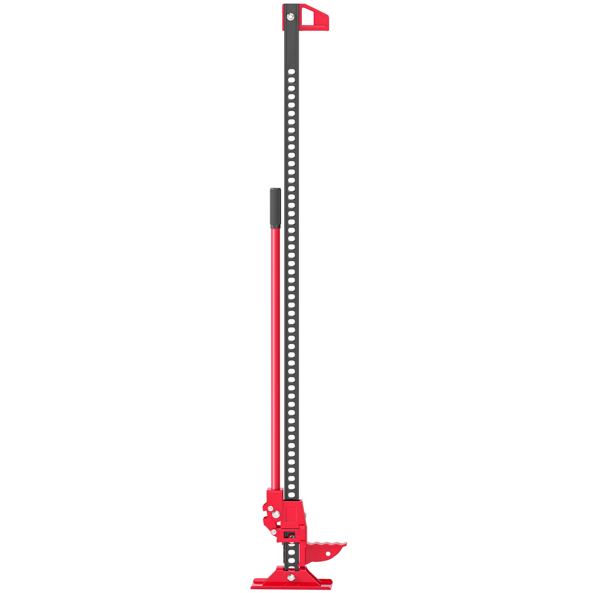 HOMCOM Cric farm jack tout-terrain ATV 4x4, cric pour voiture véhicule charge max. 3000 kg, hauteur de levage 11-135 cm, rouge