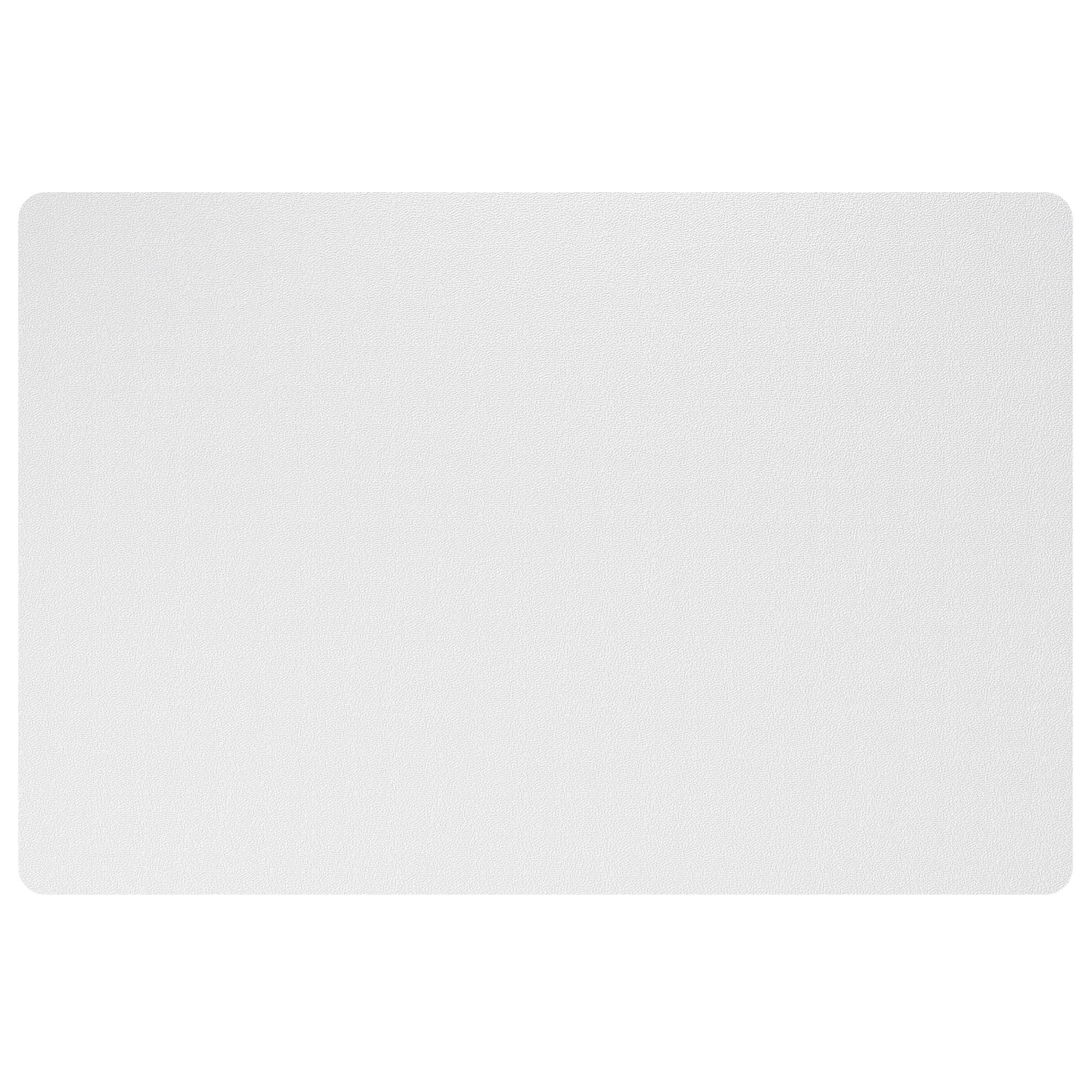 HOMCOM Tapis de chaise de bureau rectangulaire, antidérapants en plastique transparent 100x150cm
