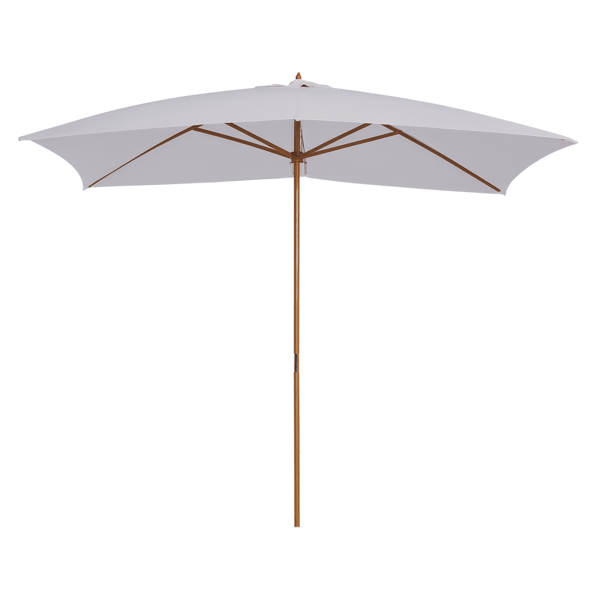 Outsunny Parasol droit rectangulaire de jardin grande taille dim. 3L x 2l x 2,5H m blanc