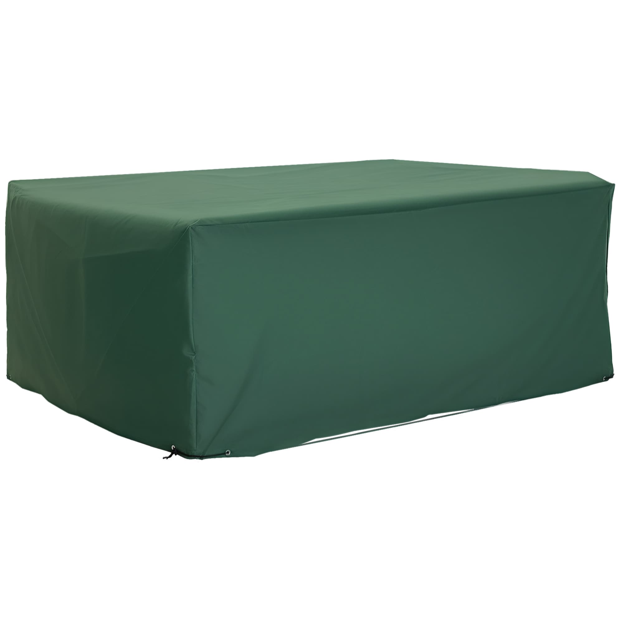 Outsunny Housse de protection salon de jardin 600D Oxford Tissu Extérieur Imperméable 210L x 140l x 80H cm Vert Aosom France