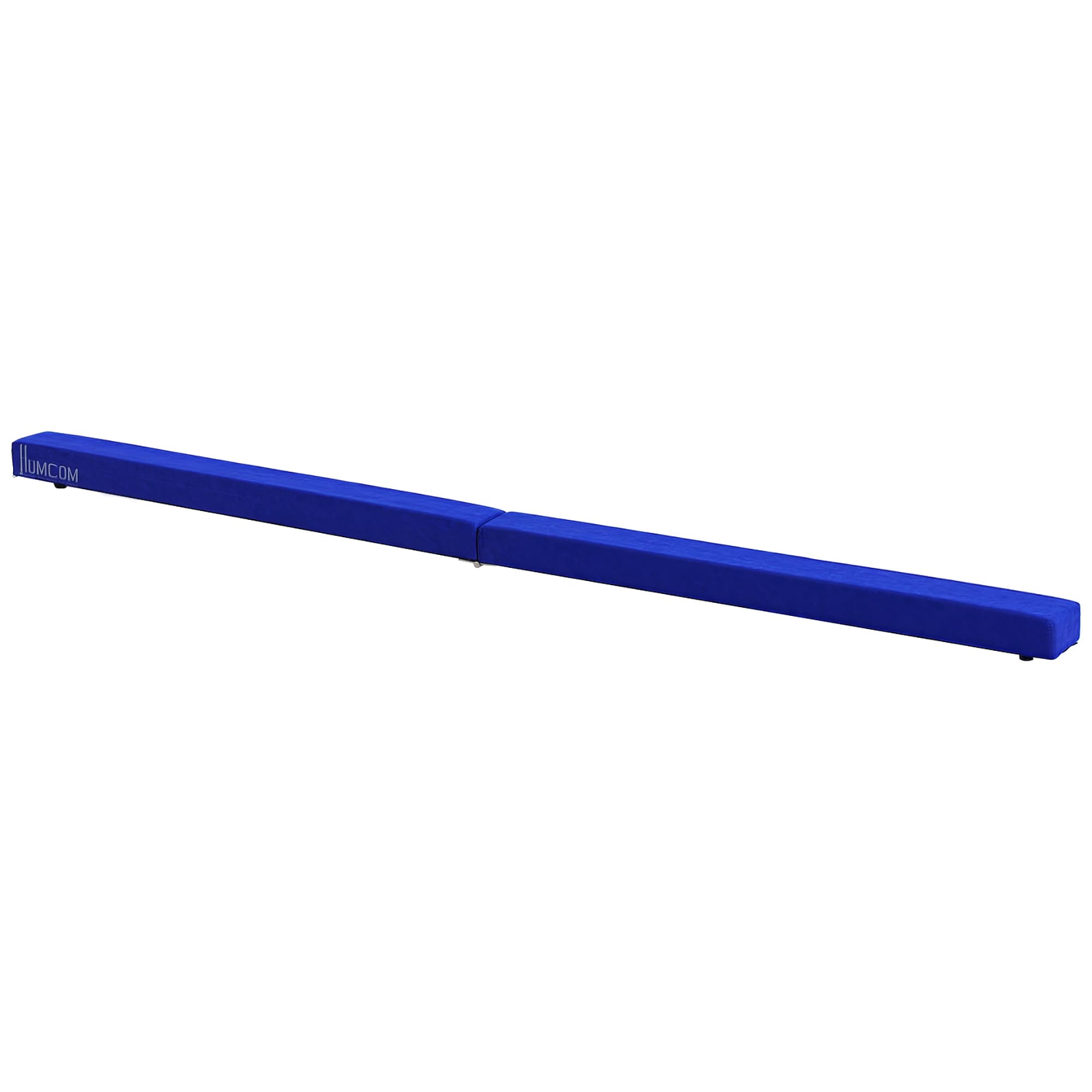 Homcom Poutre de Gymnastique Pliable Poutre d’ Equilibre Antidérapant Charge Max. 120 Kg Suède 210 cm Bleu aosom france