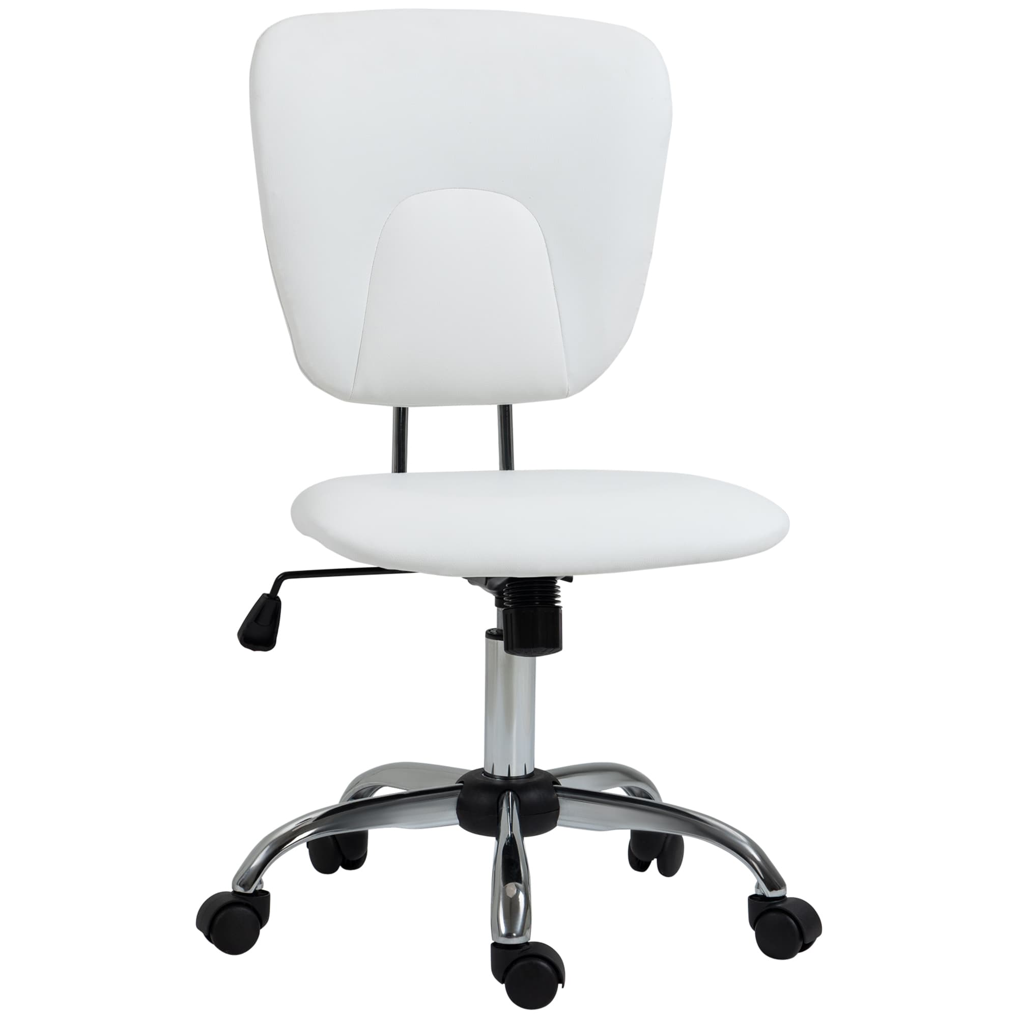Vinsetto Chaise bureau fauteuil de bureau avec hauteur réglable, dossier inclinable, siège de bureau à roulettes pivotantes