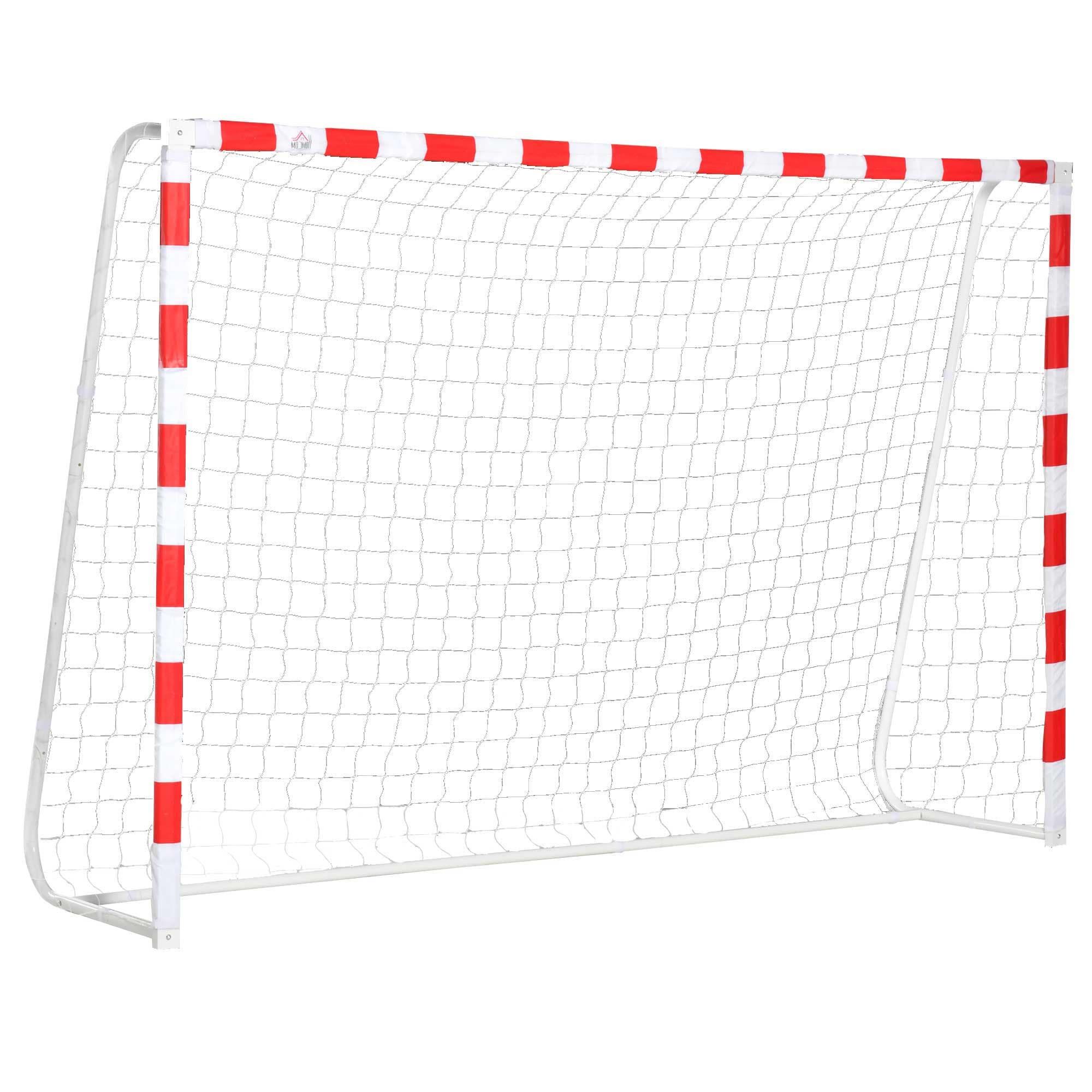HOMCOM Filet de Football, But de Football et Baby-Foot en Plastique PE pour Adultes et Enfants, 302x83x201cm