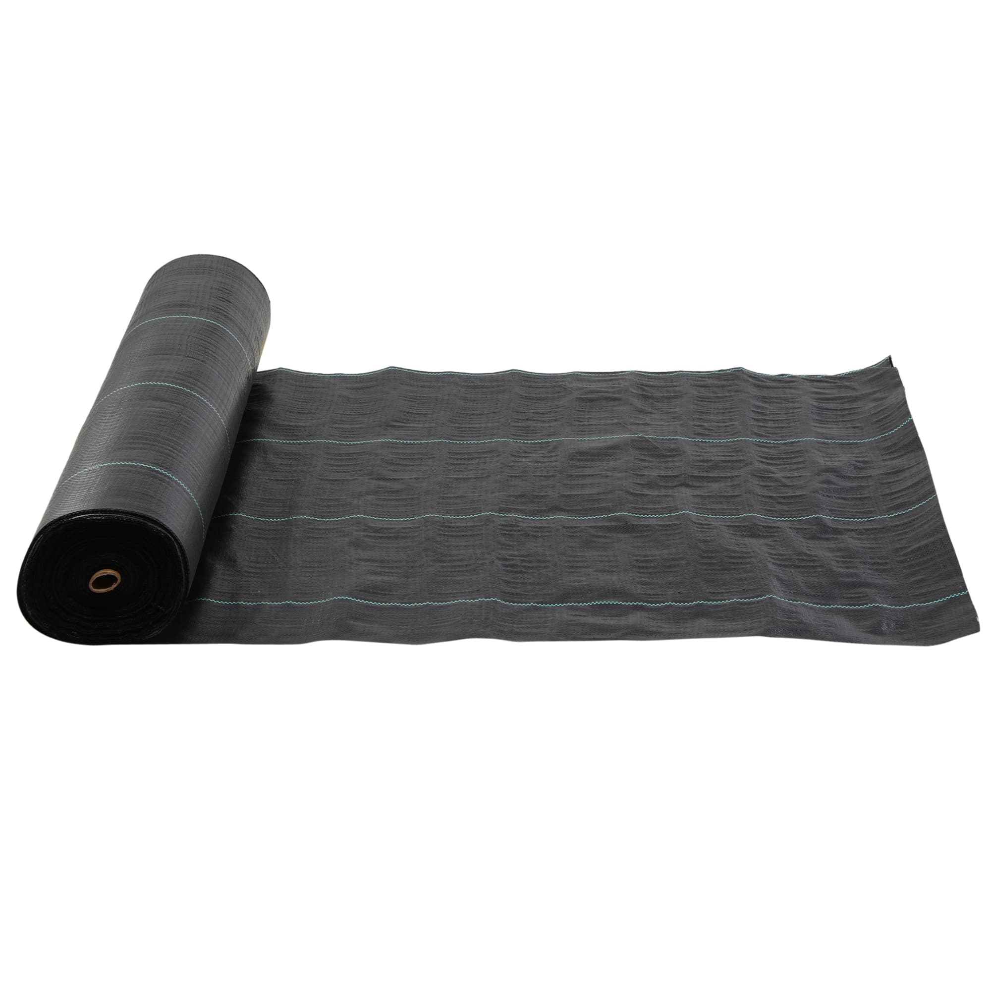 Outsunny Film de Paillage 50x2 m Respirant et Anti-UV en Polypropylène Noir