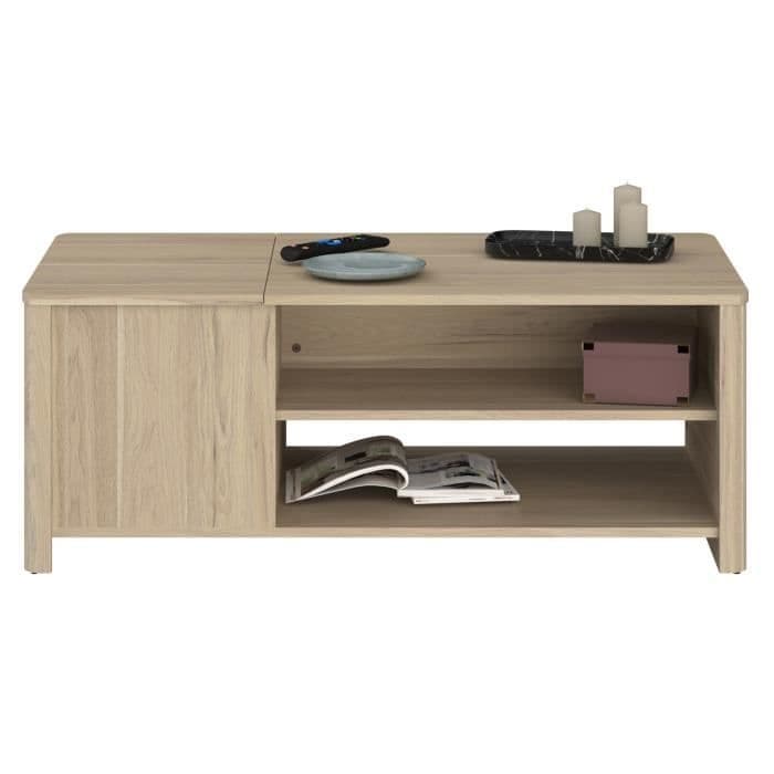 Table Basse BETTY - Chene - Rectangulaire - 110 x 42 x 60 cm
