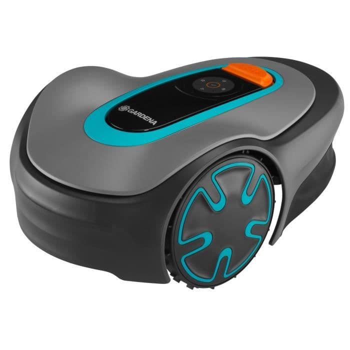 GARDENA Tondeuse robot SILENO minimo 250 – Connexion Bluetooth – Surface tonte max 250m2 – Triple lames pivotantes (15201-26)