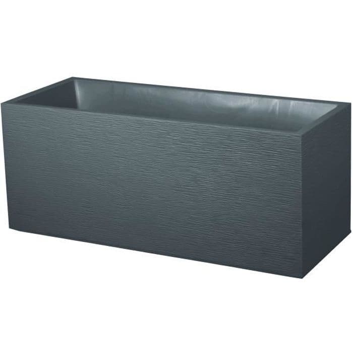 Jardiniere - EDA - Graphit - 98 L - 99,5 x 39 x H. 43 cm -Gris Anthracite