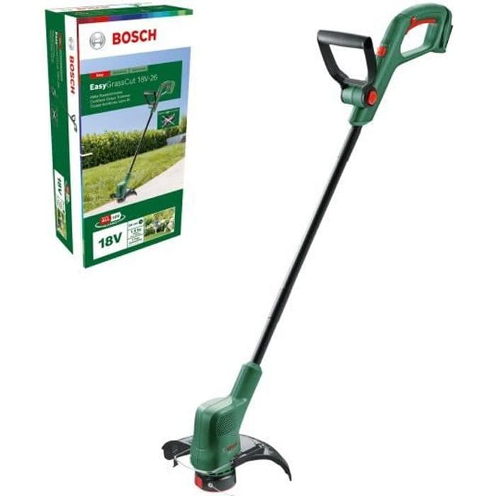 Coupe bordures 18V Bosch - EasyGrassCut 18V-26 (26 cm de diametre de coupe, sans batterie)