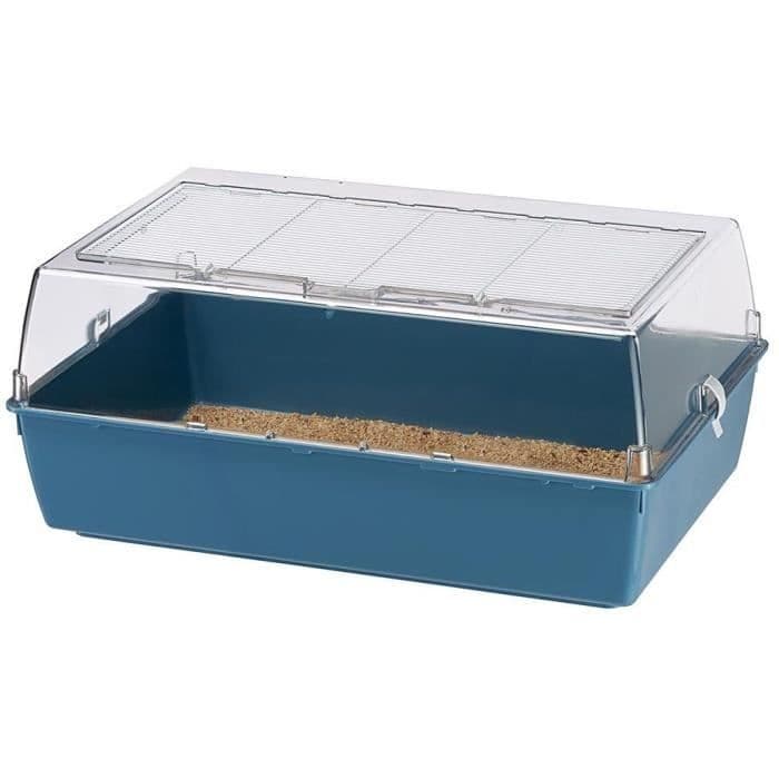 Cage - FERPLAST - Duna Multy W2 - 71 x 46 x h 31,5 cm - Bleu
