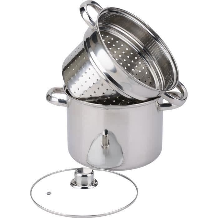 Cuiseur a pâtes - BAUMALU - Standard - Inox - 20 cm