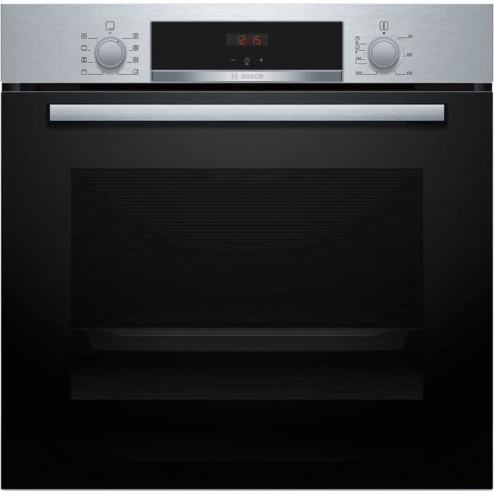 Four encastrable - BOSCH SERIE 4 - Inox - Chaleur tournante - 71 L - Classe énergie A+