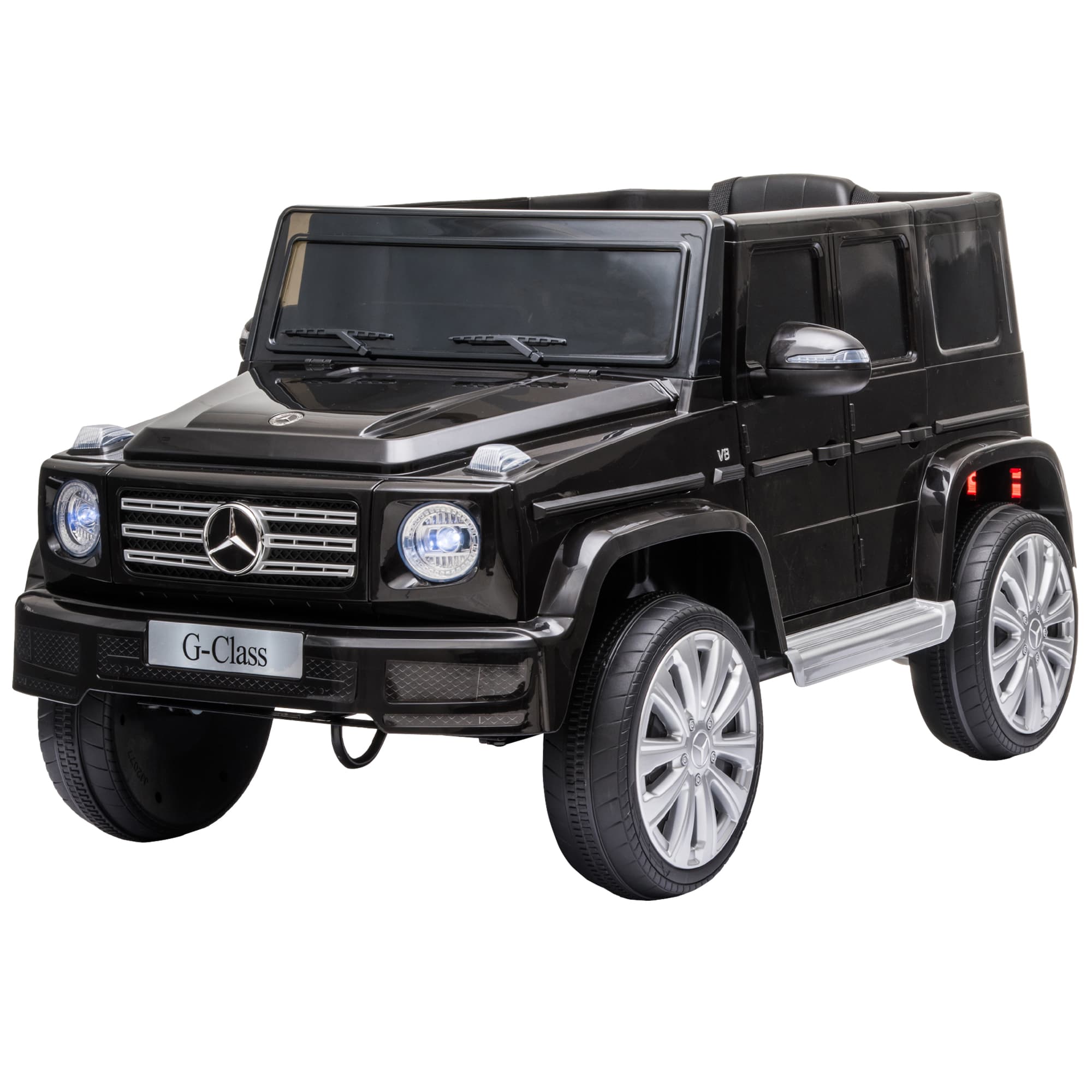 HOMCOM Voiture véhicule électrique enfant licence officielle Mercedes 12 V télécommande parentale, V. Max. 5 Km/h - noir