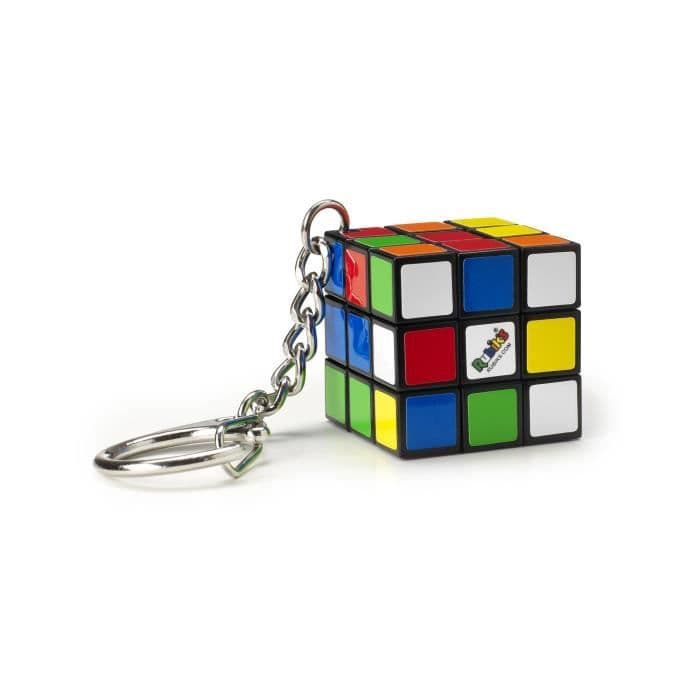 Jeu casse-tete Rubik's Cube 3x3 porte-clés - RUBIK'S - Multicolore - Adulte - Garantie 2 ans