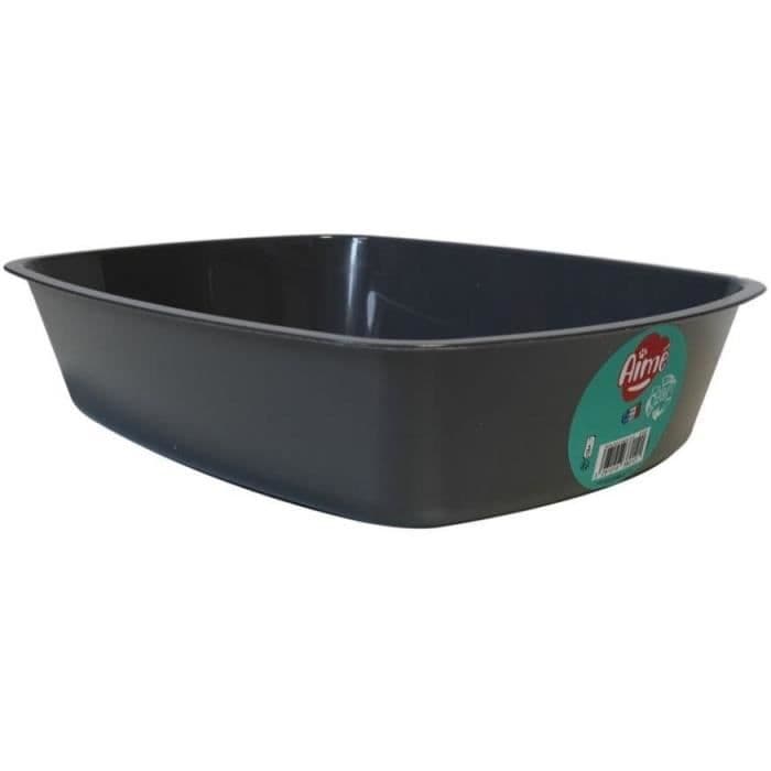 Bac litiere - AIMÉ - Pour Chat et Chaton 43x31x10cm