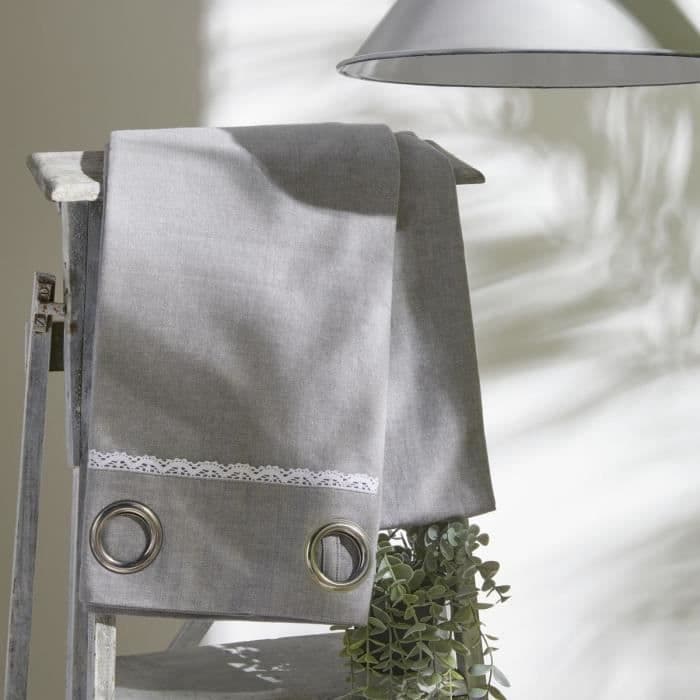 Rideau - TODAY - CHARME - Chambray Capucine - 140 x 240 cm