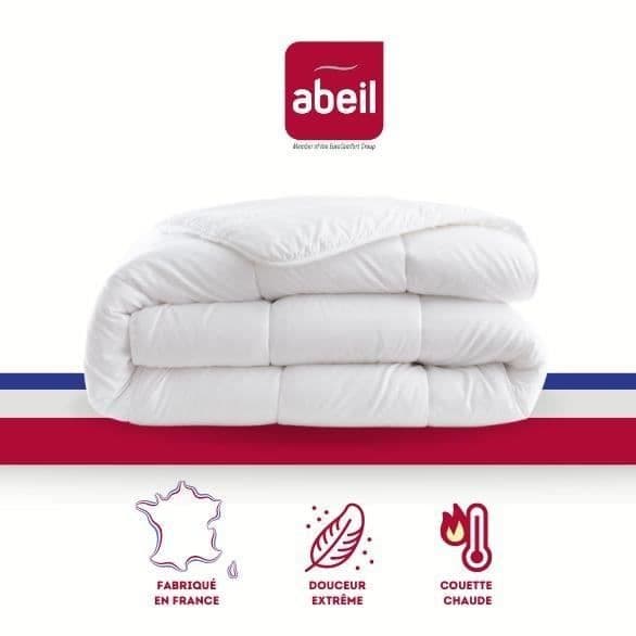 Couette chaude 400gr/m2 Douceur Auvergnate - 140 x 200 cm - 1 personne - ABEIL