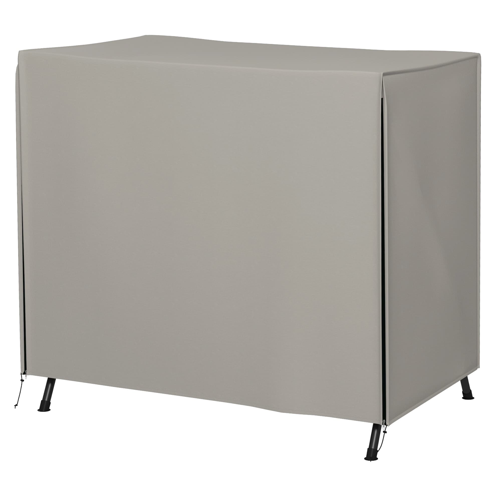 Outsunny Housse pour Balancelle de Jardin avec Fermeture Éclair Housse pour Mobilier d'Extérieur 177x114x152 cm Gris