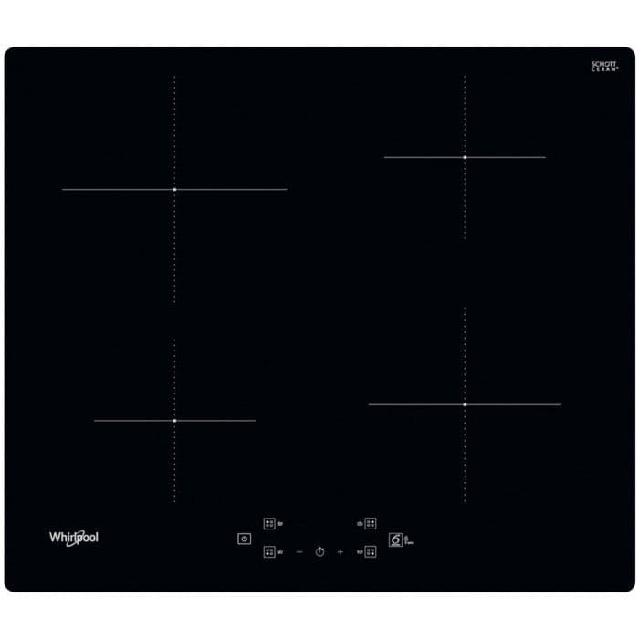 Plaque induction - WHIRLPOOL - WSQ2160NE - 4 foyers/boosters - 7200 W - Largeur 60 cm