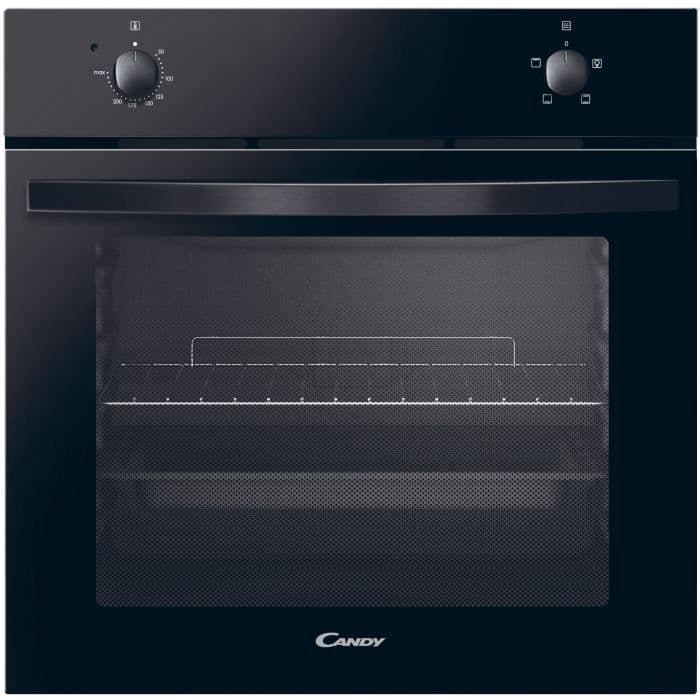 Four encastrable nettoyage manuel - convection naturelle CANDY FIDC N100 - noir - Classe A