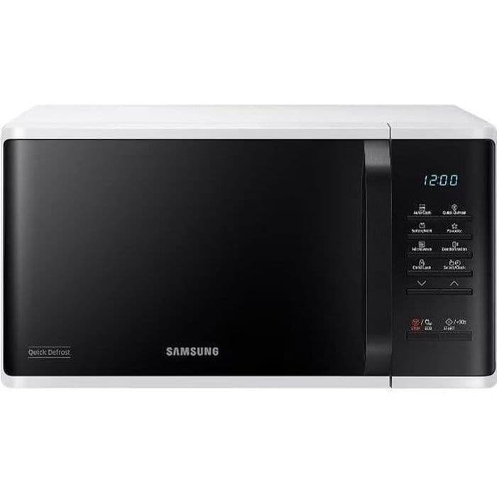 Micro-ondes SAMSUNG Solo - Blanc - 23 L - 800 W - Cavité céramique émail