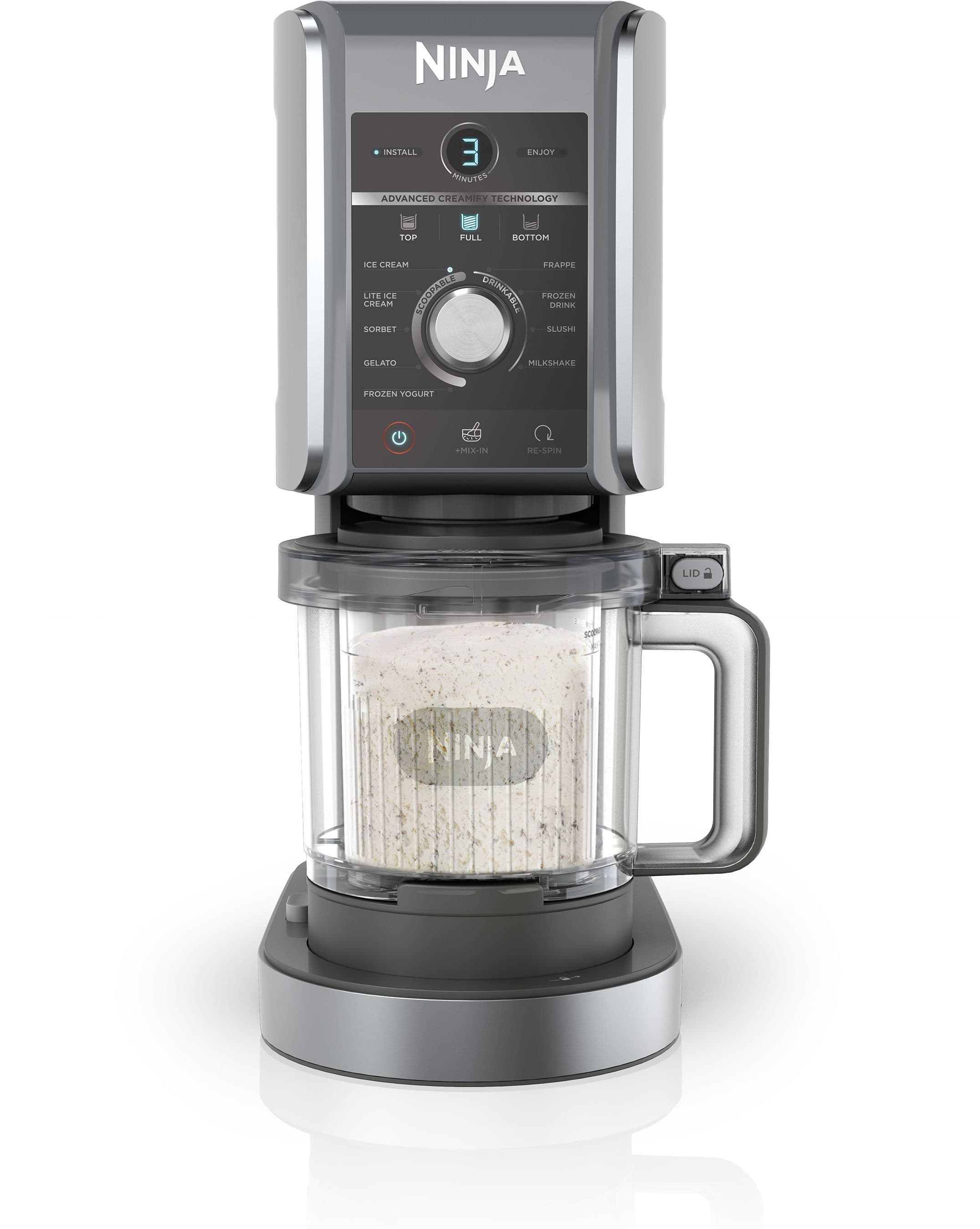 Machine a glaces NINJA - CREAMi Deluxe NC502EU - 2 pots inclus 709ml - 10 programmes
